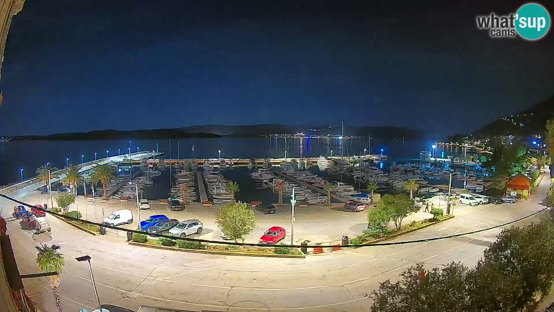 Webcam Orebić Riva – Ferry a Korčula en vivo