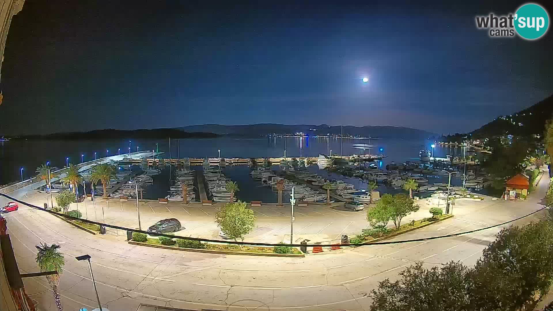 Webcam Orebić Riva – Ferry vers Korčula en direct