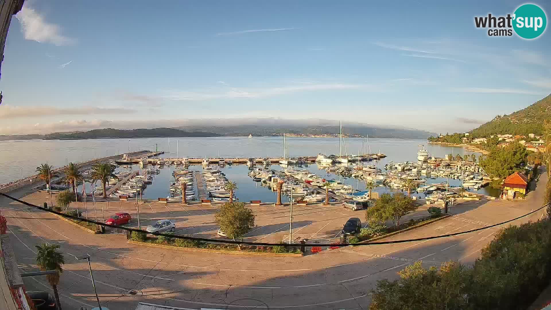 Webcam Orebić Riva – Ferry vers Korčula en direct