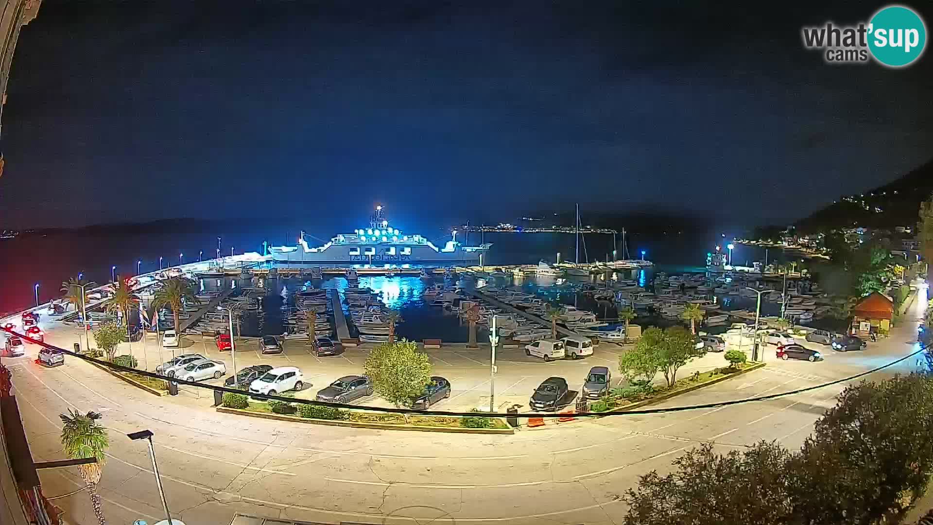 Webcam Orebić Riva – Ferry a Korčula en vivo