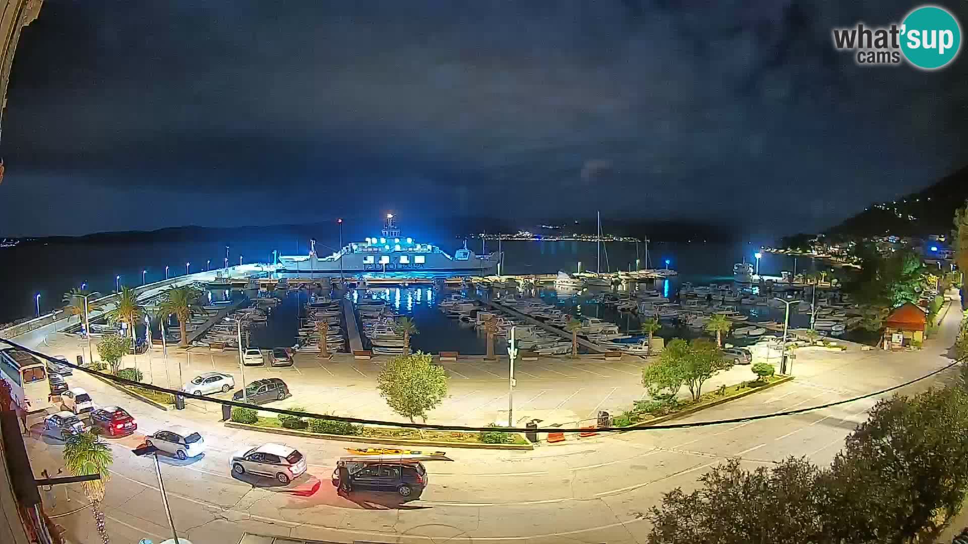 Webcam Orebić Riva – Ferry to Korčula Live