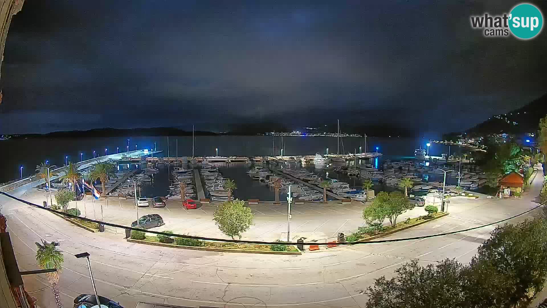 Webcam Orebić Uferpromenade – Fähre nach Korčula Live