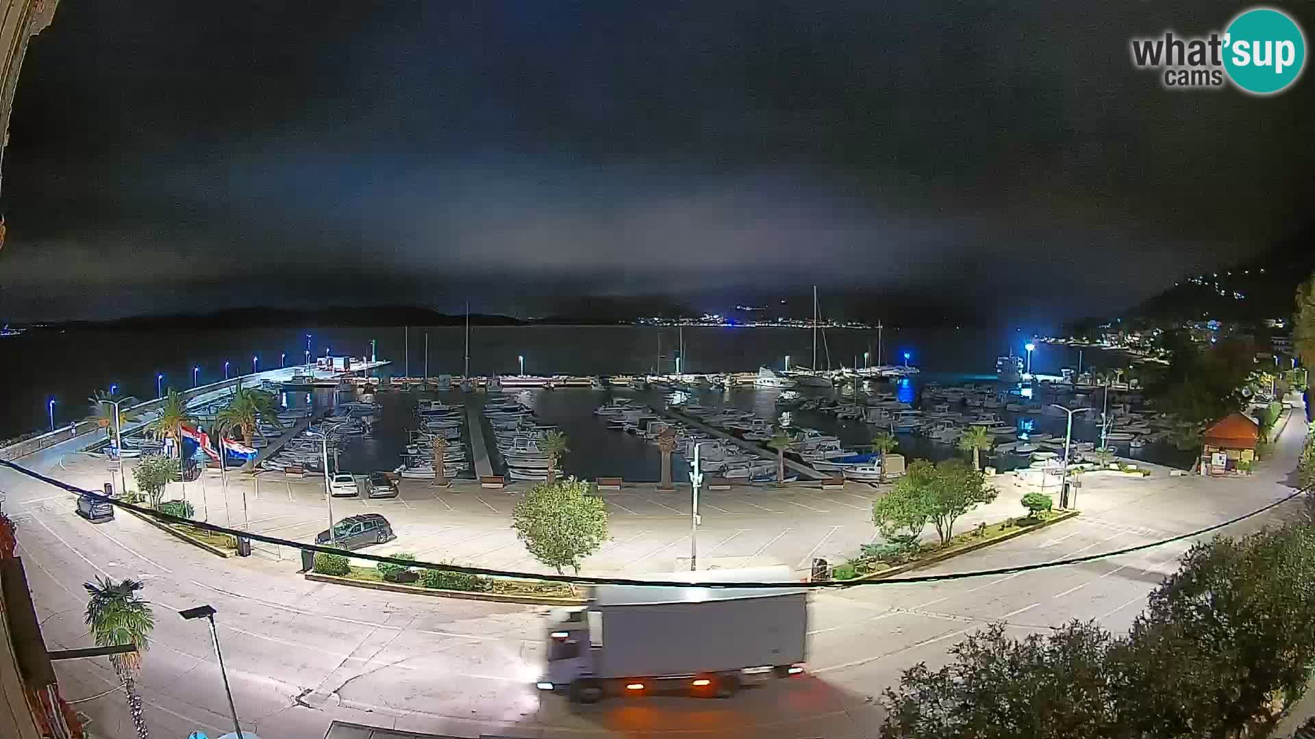 Webcam Orebić Riva – Ferry to Korčula Live