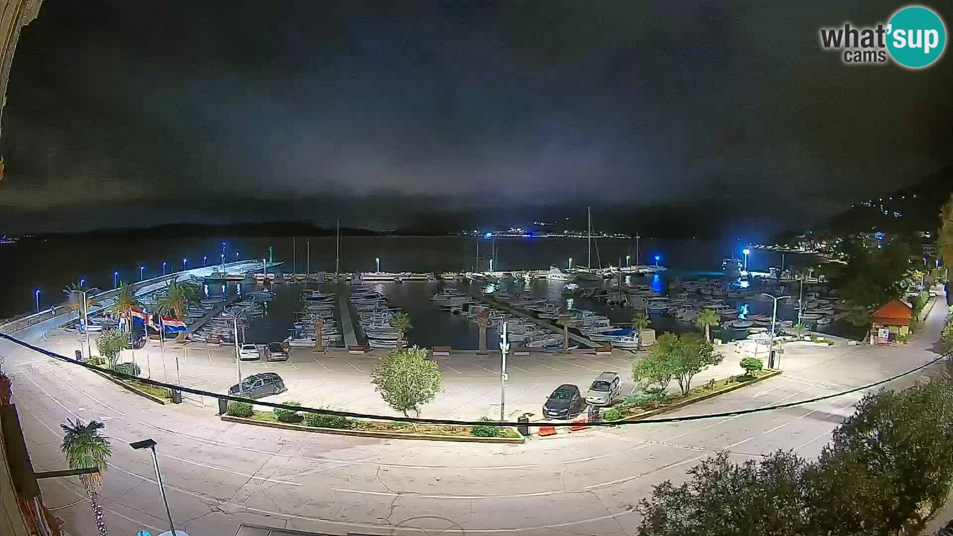 Spletna kamera Orebić Riva – Trajekt za Korčulo v živo