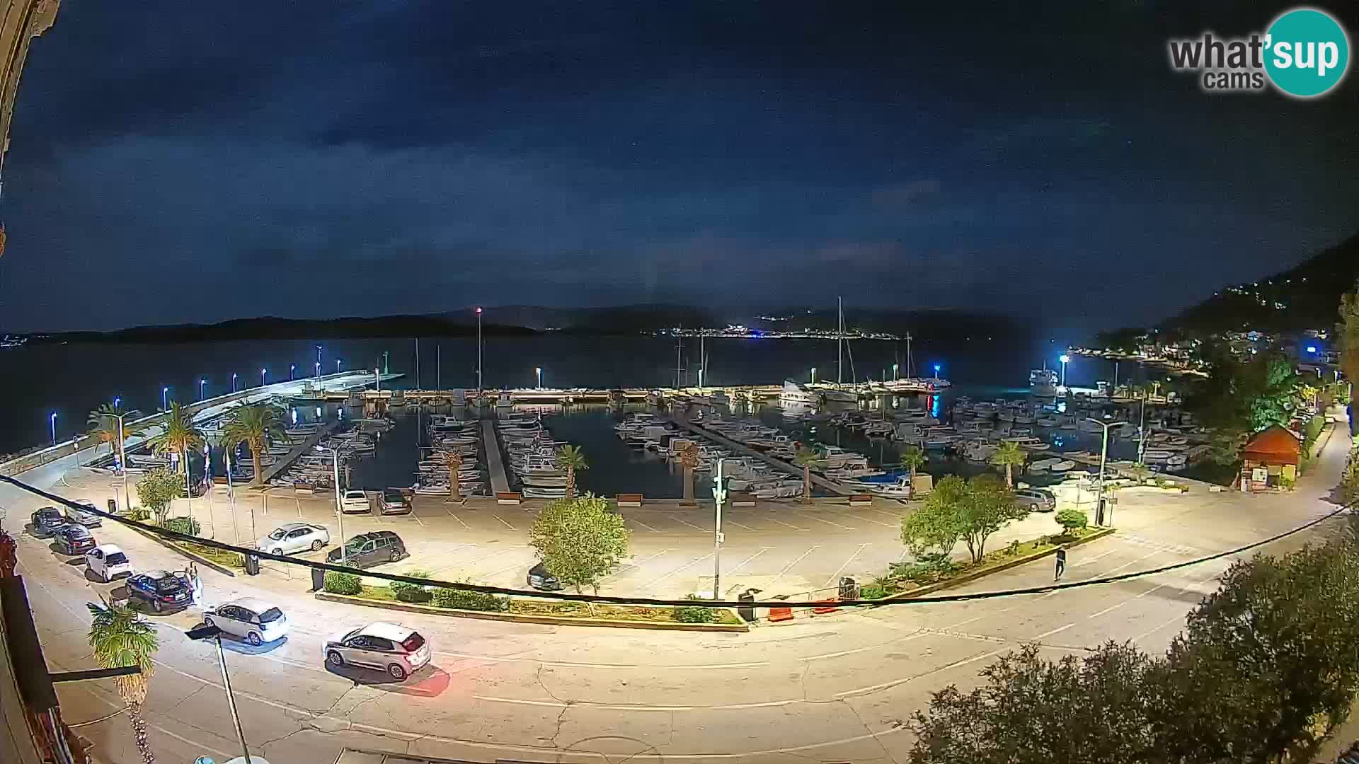 Webcam Orebić Riva – Ferry a Korčula en vivo