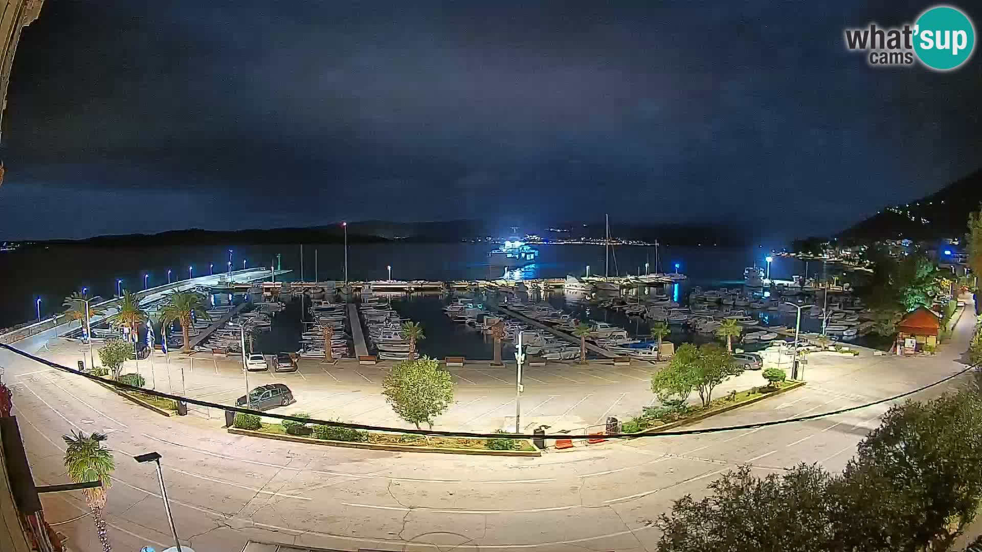 Webcam Orebić Riva – Ferry a Korčula en vivo
