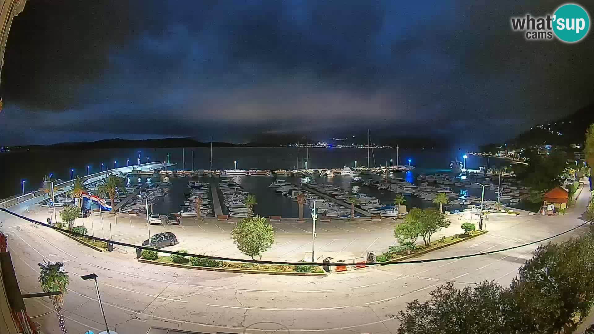 Webcam Orebić Uferpromenade – Fähre nach Korčula Live