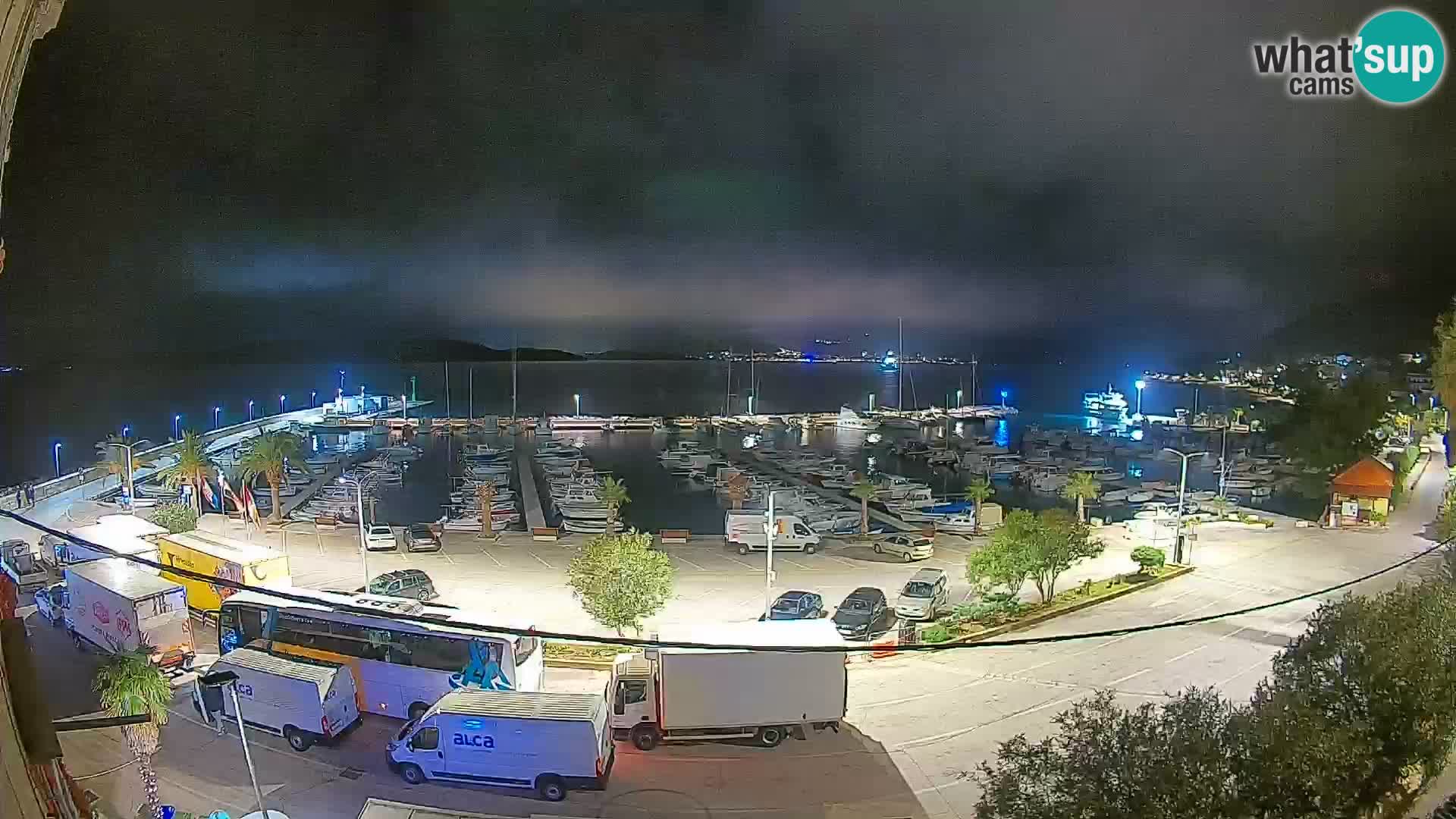 Webcam Orebić Riva – Ferry to Korčula Live