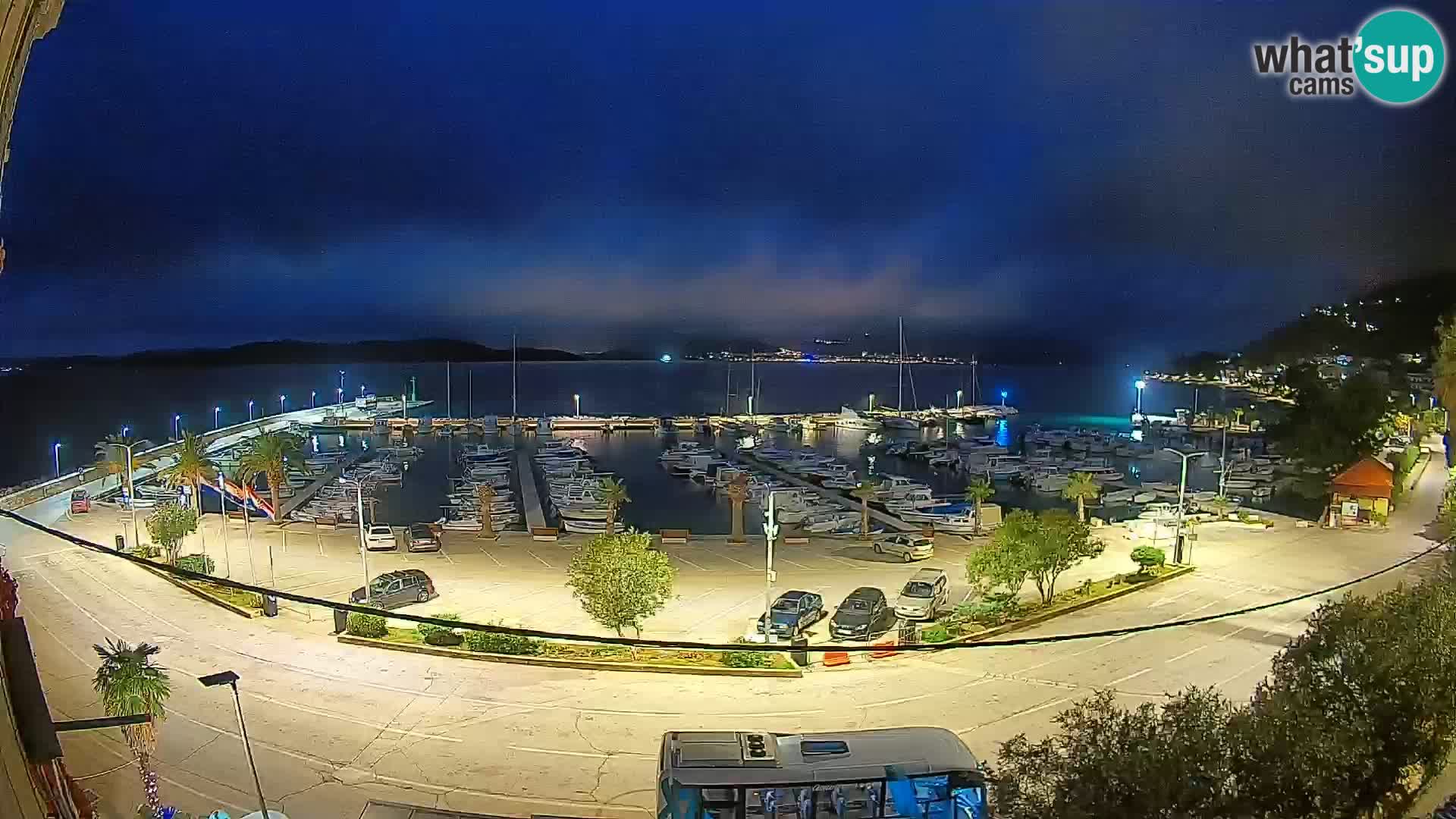Webcam Orebić Riva – Ferry to Korčula Live