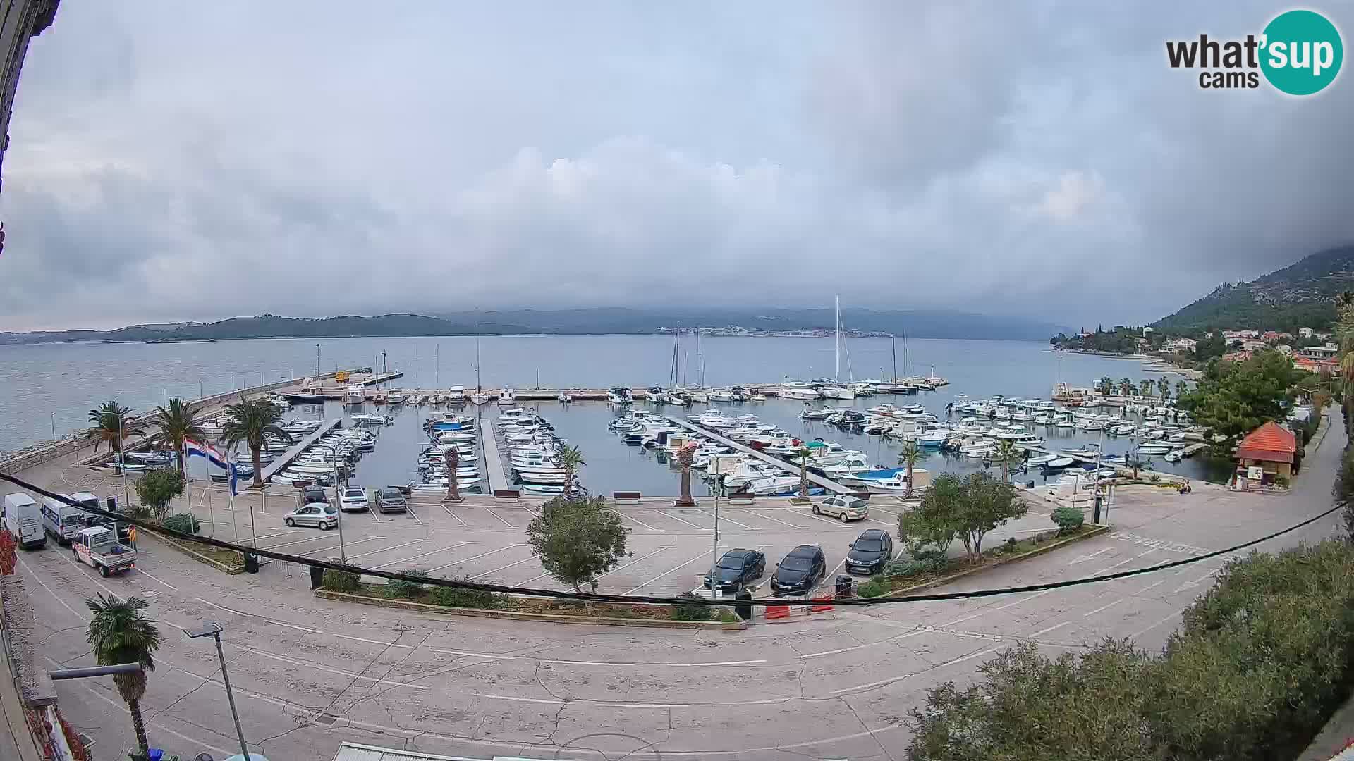 Web kamera Orebić Riva – Trajekt za Korčulu uživo