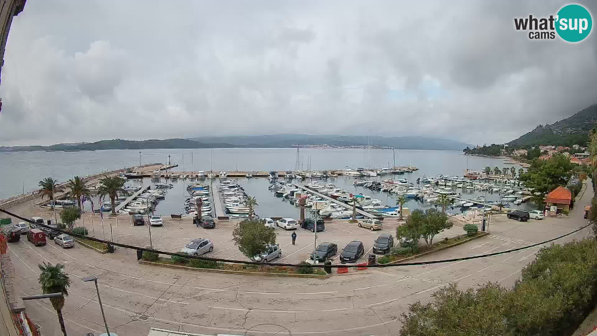 Web kamera Orebić Riva – Trajekt za Korčulu uživo