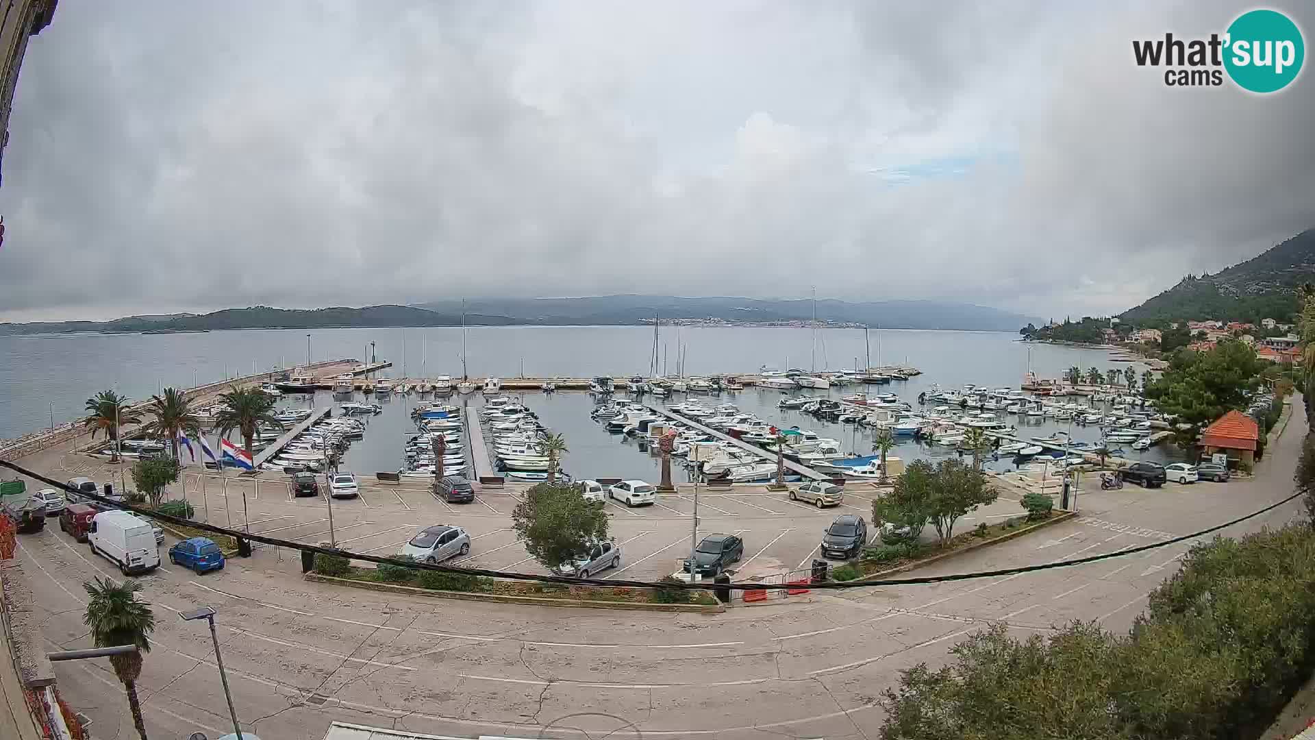Webcam Orebić Riva – Ferry to Korčula Live