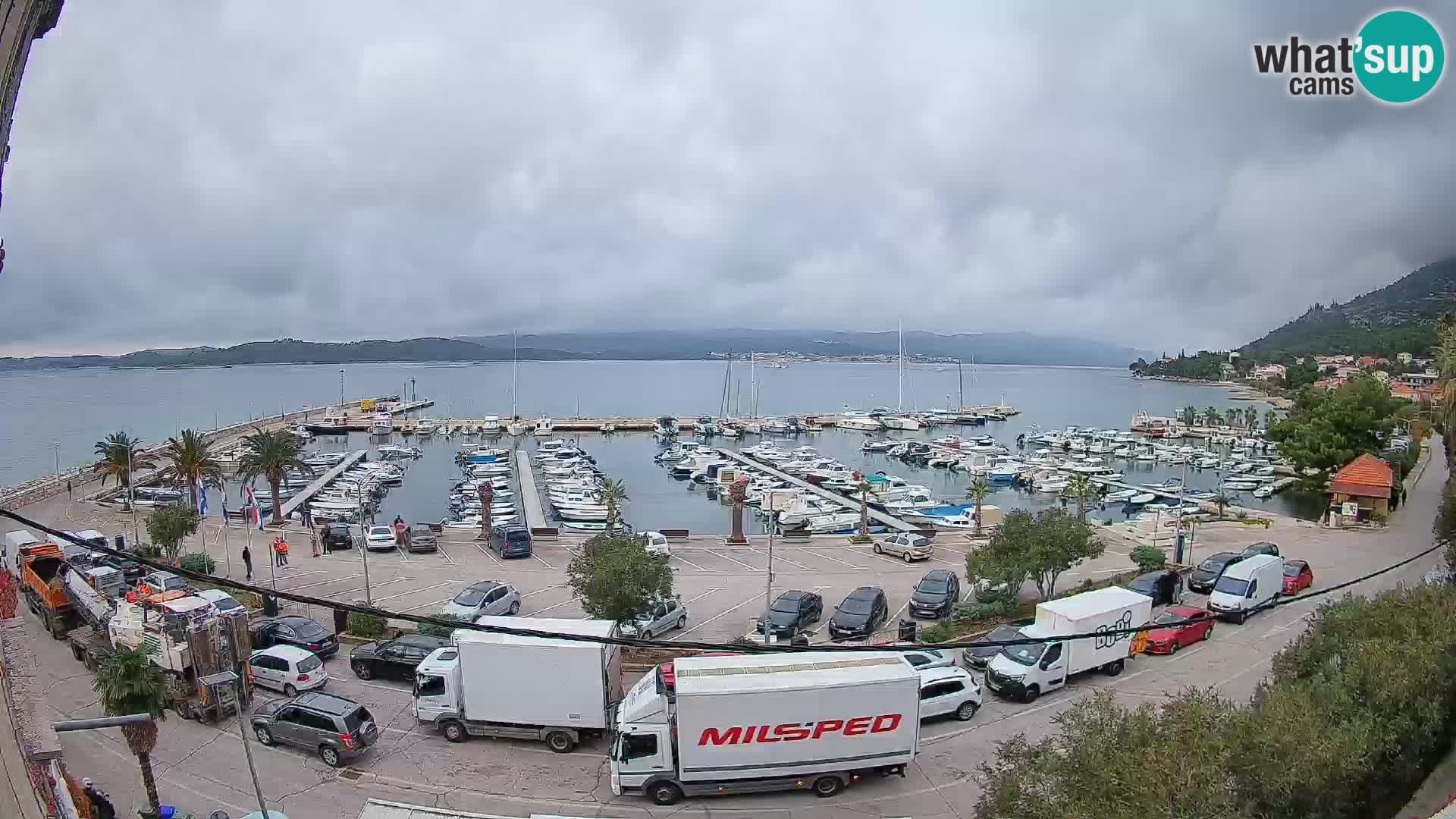 Webcam Orebić Riva – Ferry to Korčula Live