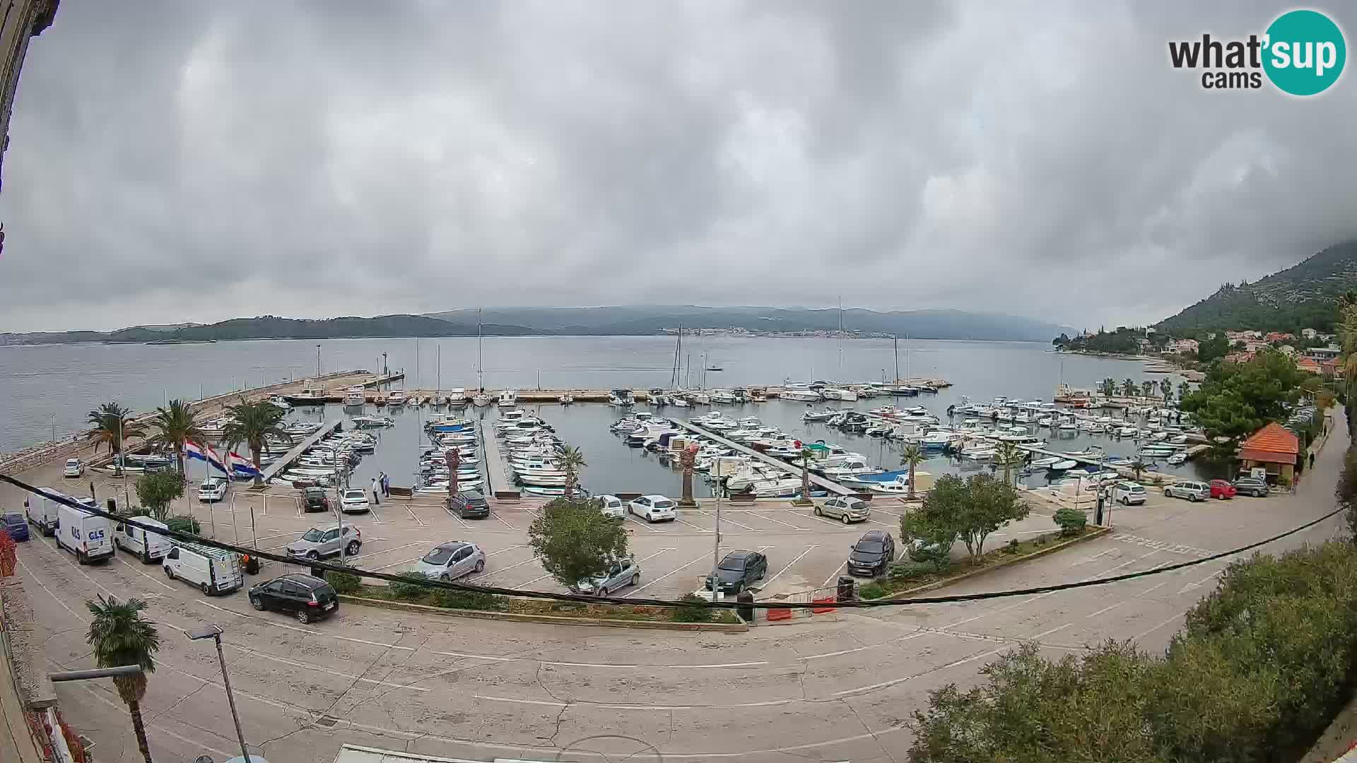 Webcam Orebić Riva – Ferry a Korčula en vivo