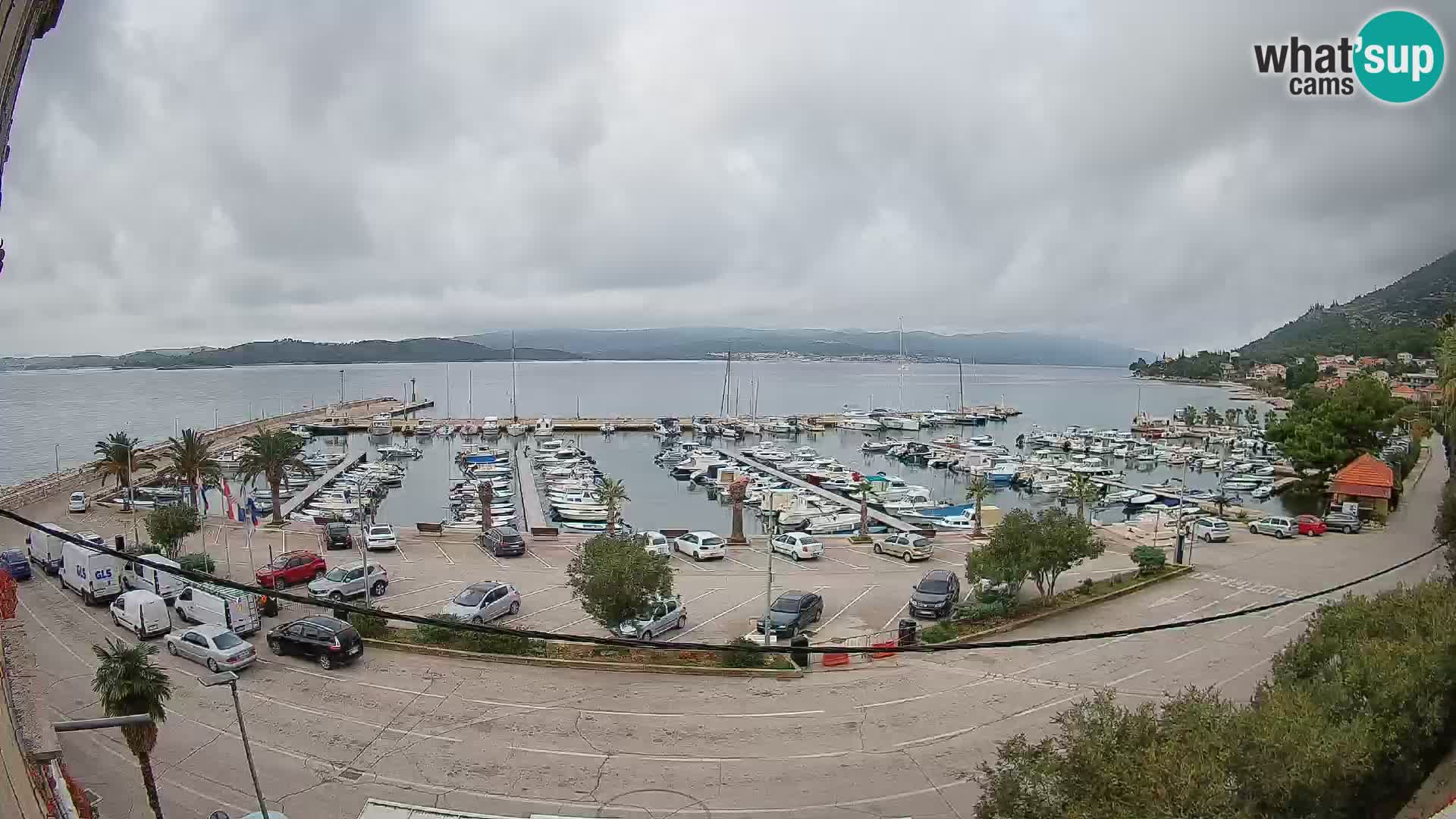 Webcam Orebić Riva – Ferry to Korčula Live