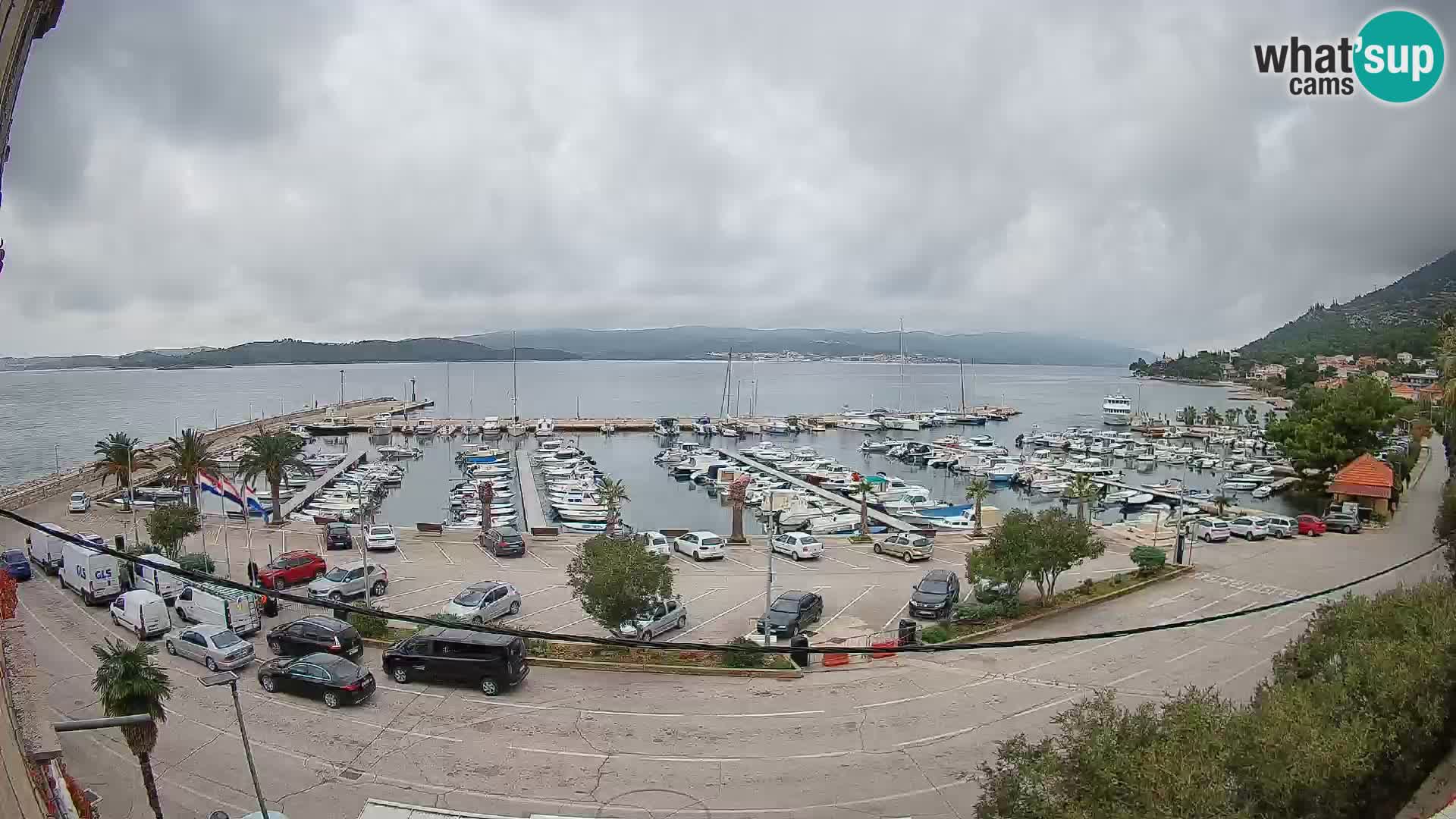 Webcam Orebić Riva – Ferry vers Korčula en direct
