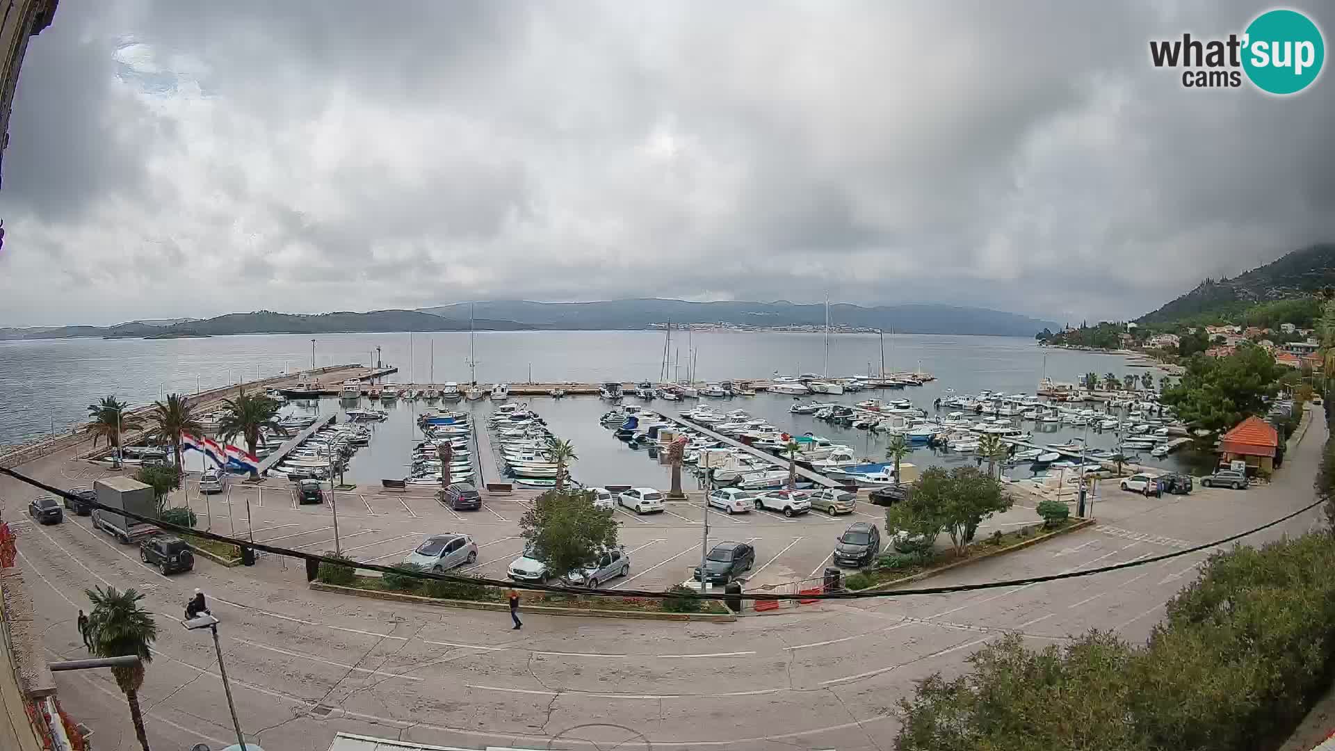 Webcam Orebić Riva – Ferry to Korčula Live