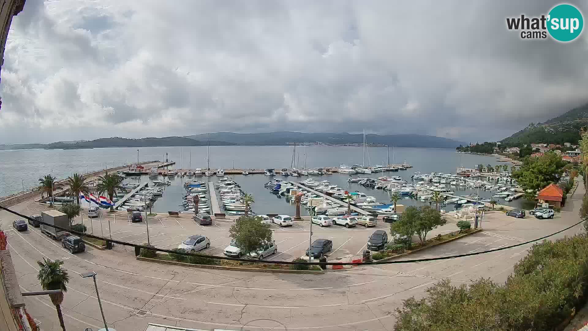 Webcam Orebić Riva – Ferry vers Korčula en direct