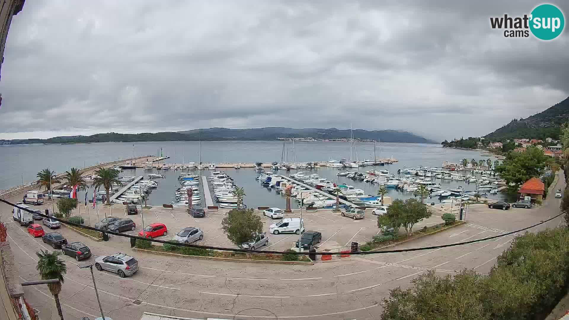 Webcam Orebić Riva – Ferry to Korčula Live