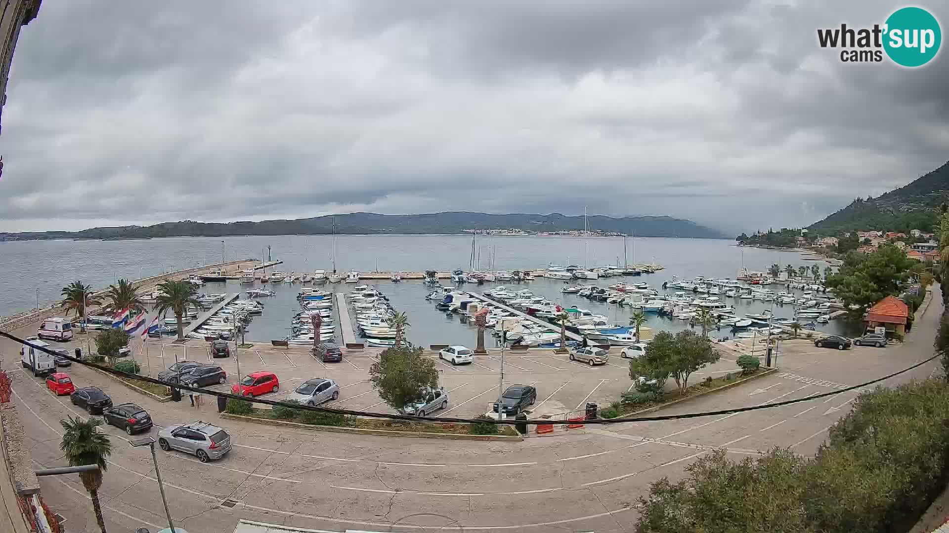 Webcam Orebić Riva – Ferry vers Korčula en direct