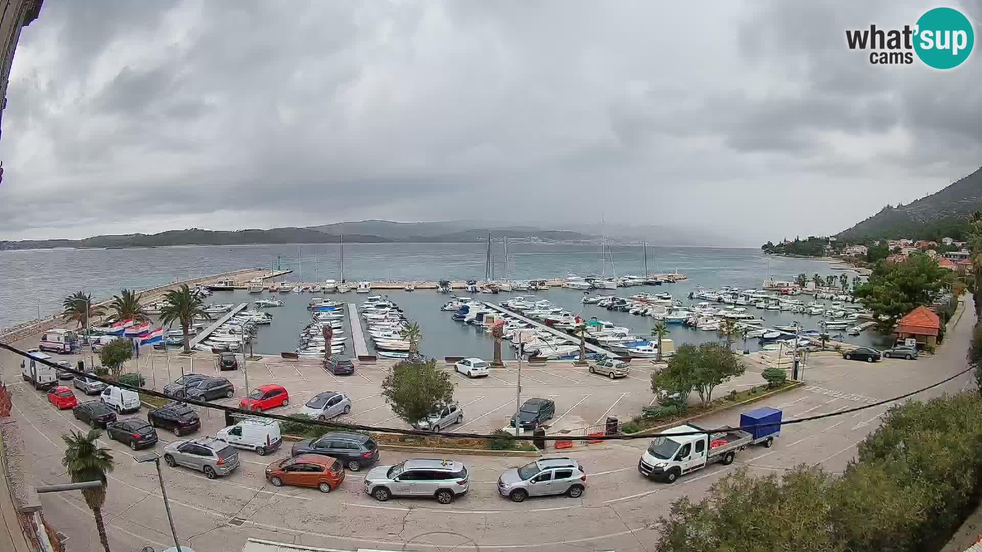 Webcam Orebić Riva – Ferry to Korčula Live