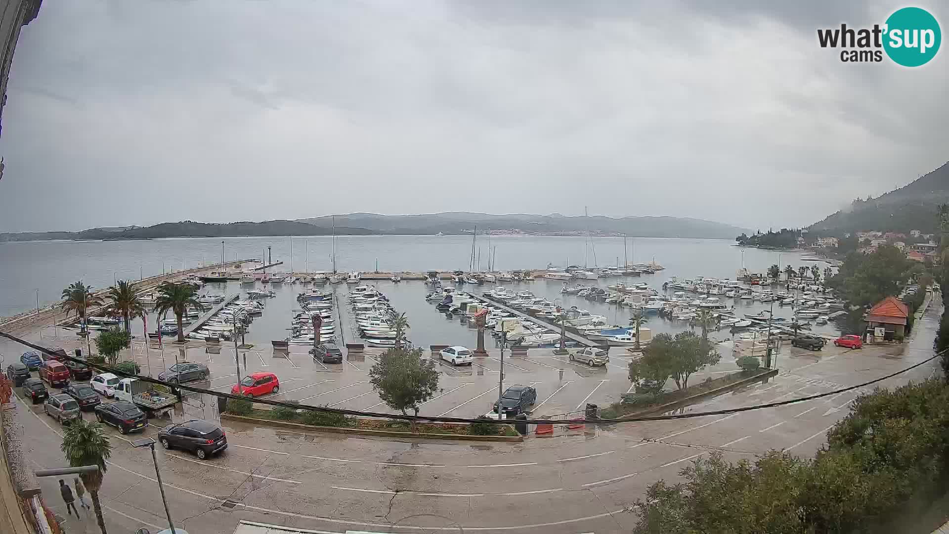 Webcam Orebić Riva – Ferry to Korčula Live