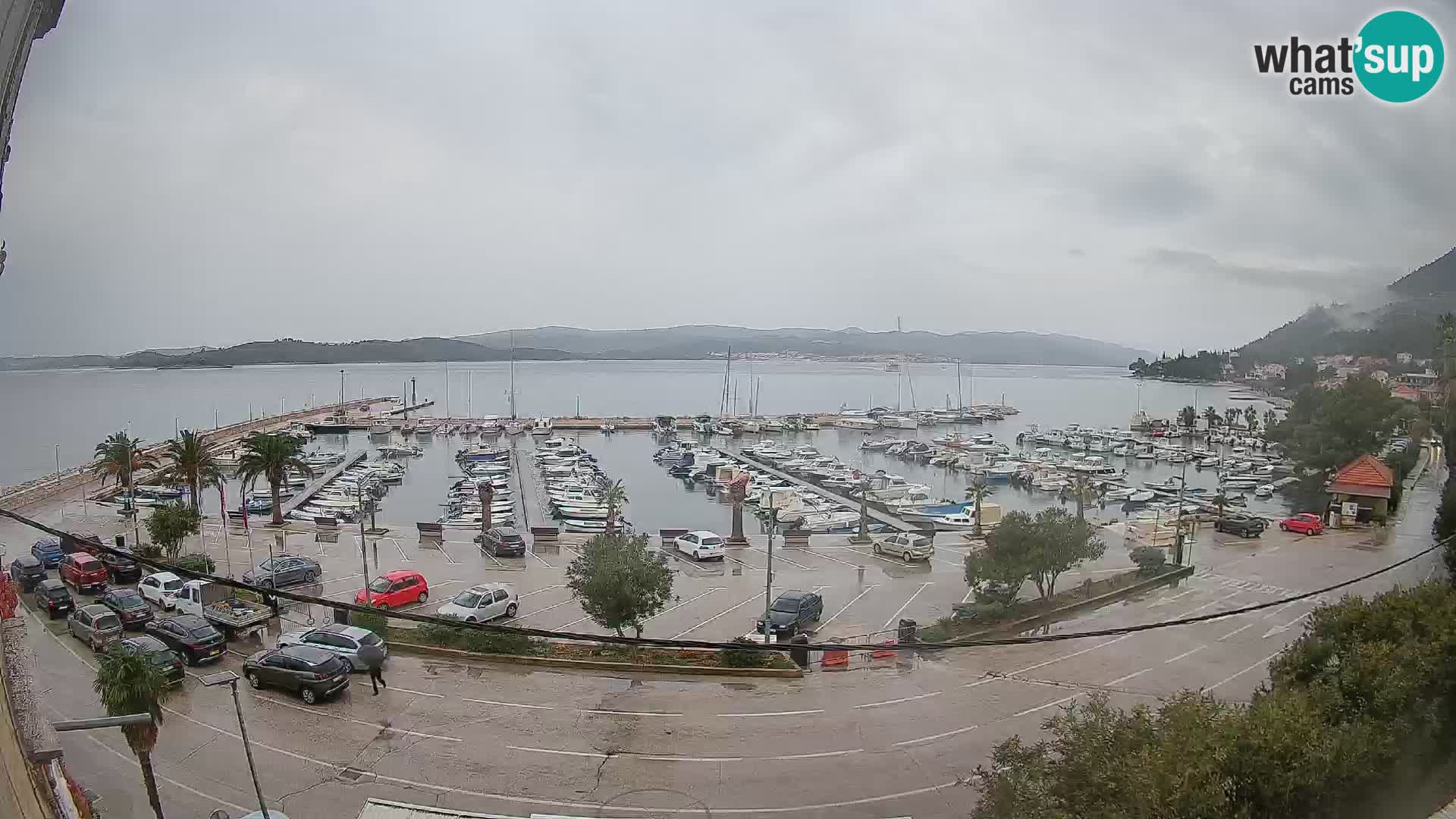 Webcam Orebić Riva – Ferry a Korčula en vivo