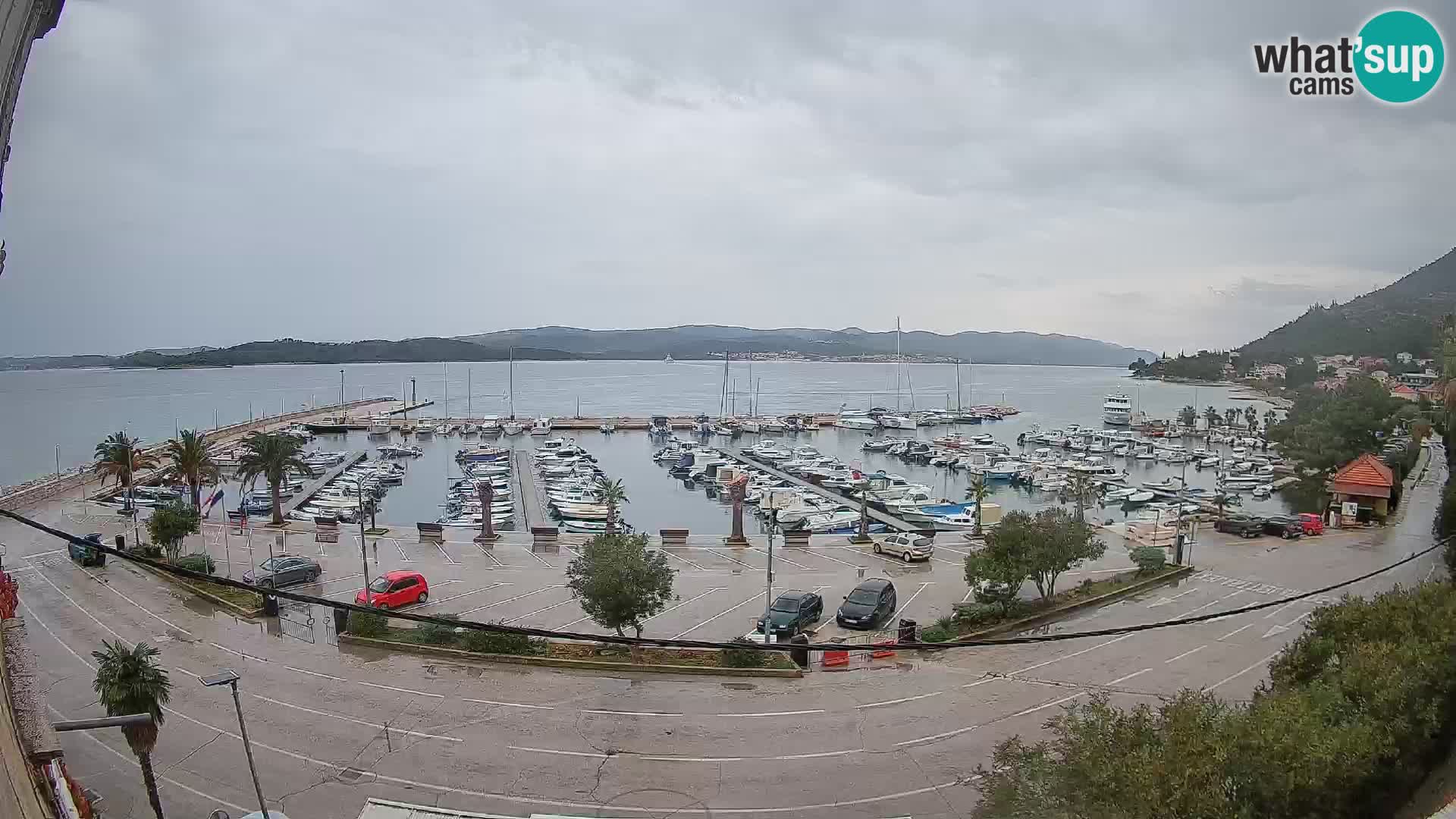 Webcam Orebić Riva – Ferry to Korčula Live
