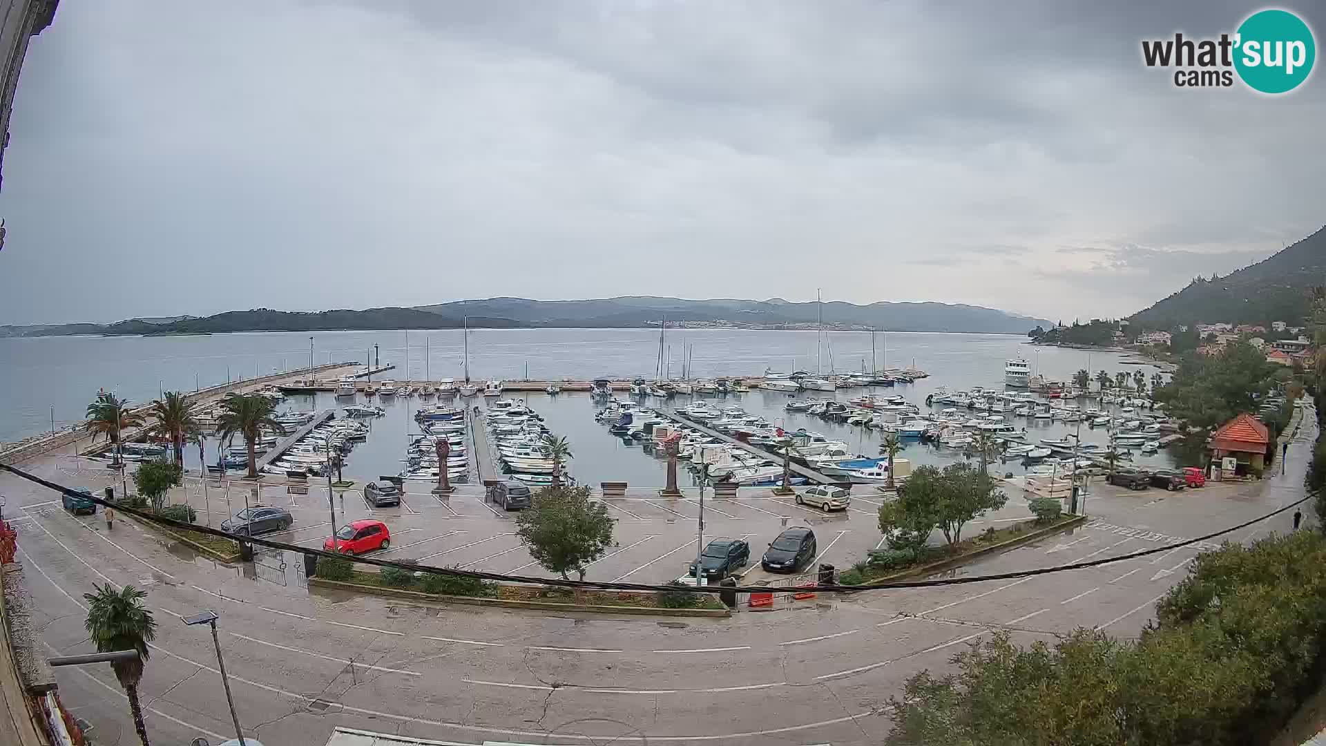 Webcam Orebić Riva – Ferry vers Korčula en direct