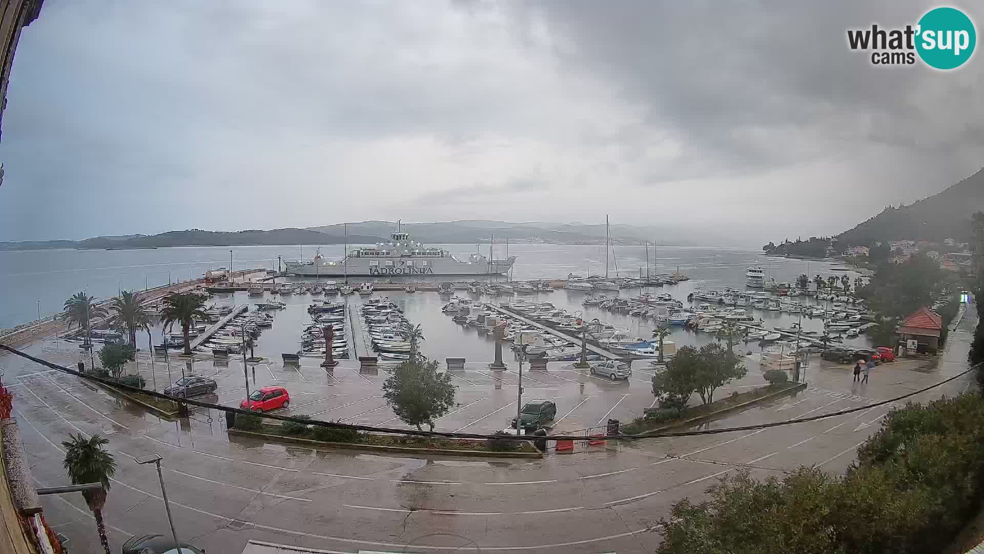 Webcam Orebić Riva – Ferry to Korčula Live