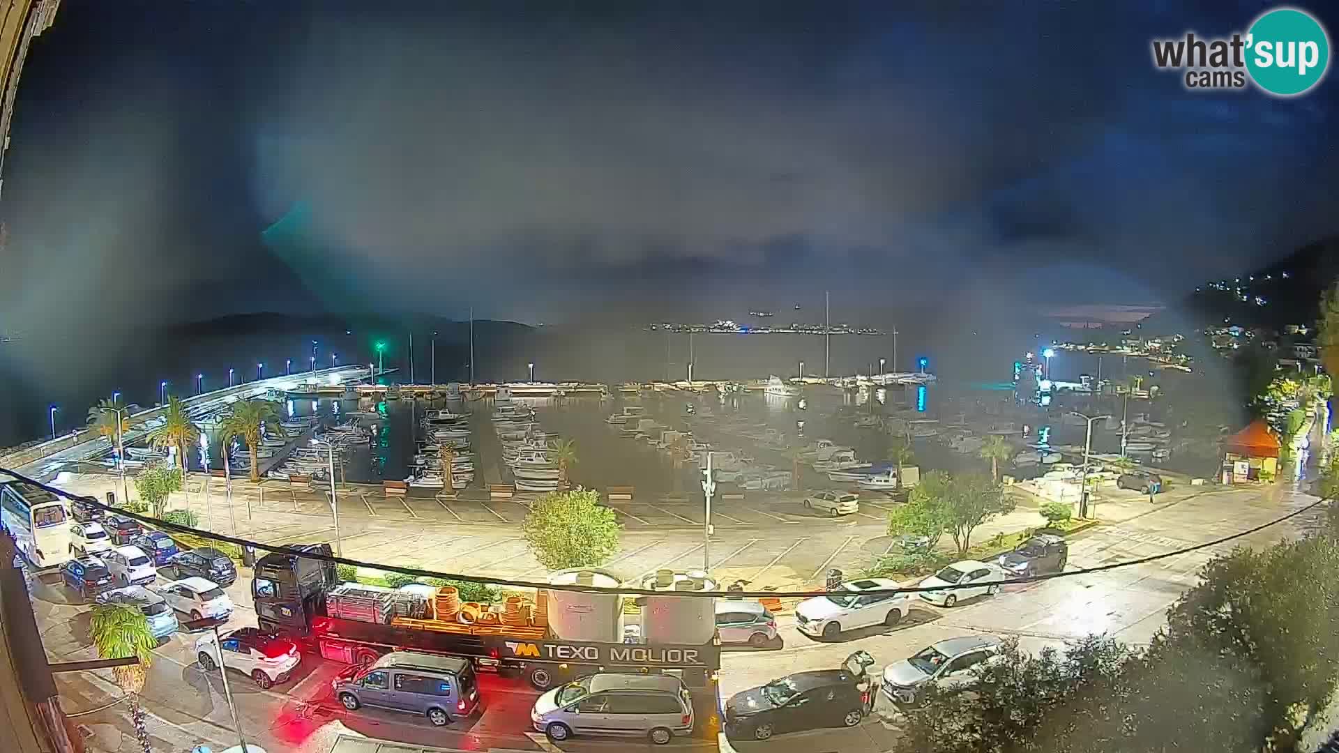 Webcam Orebić Uferpromenade – Fähre nach Korčula Live