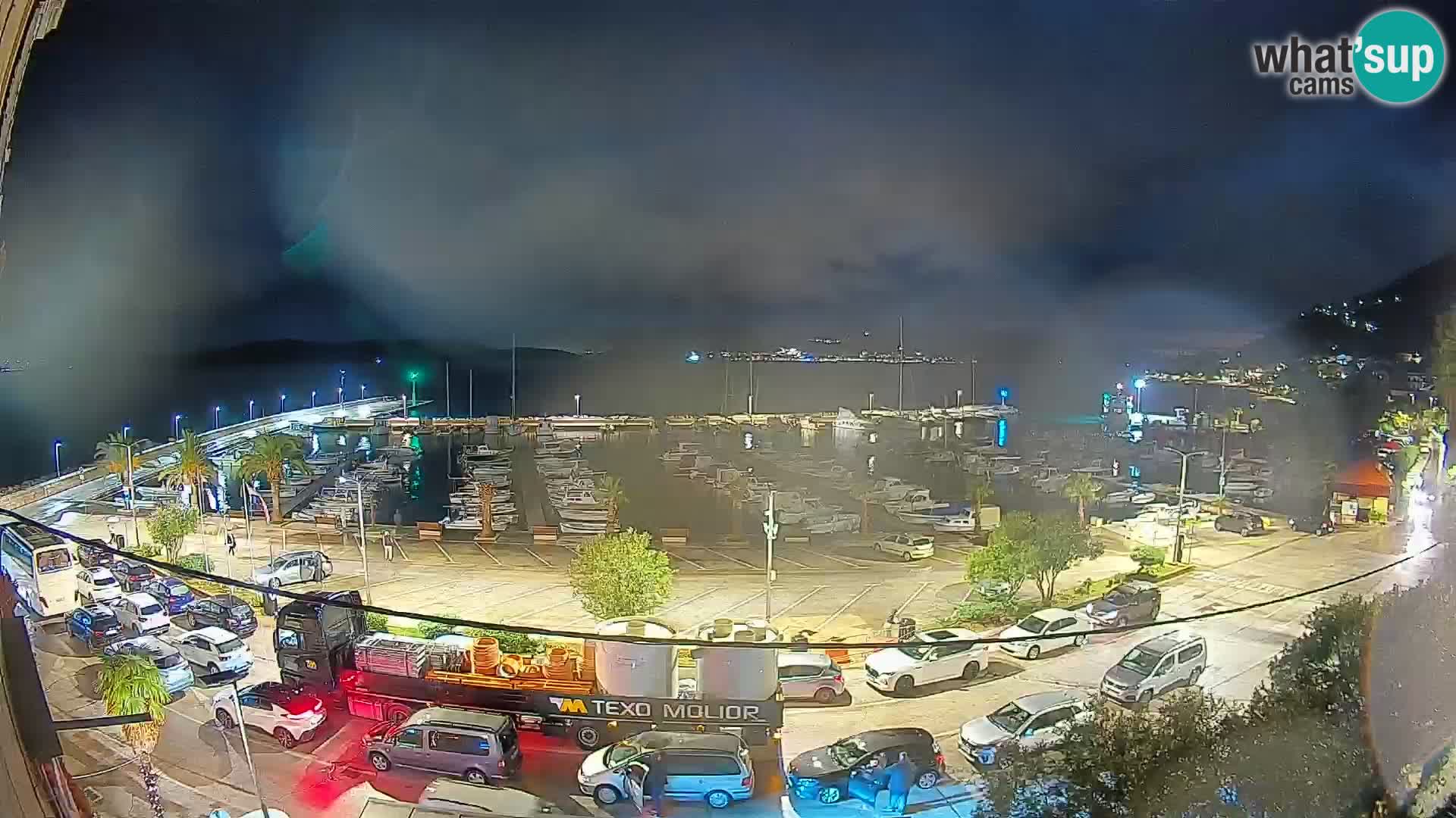 Webcam Orebić Uferpromenade – Fähre nach Korčula Live