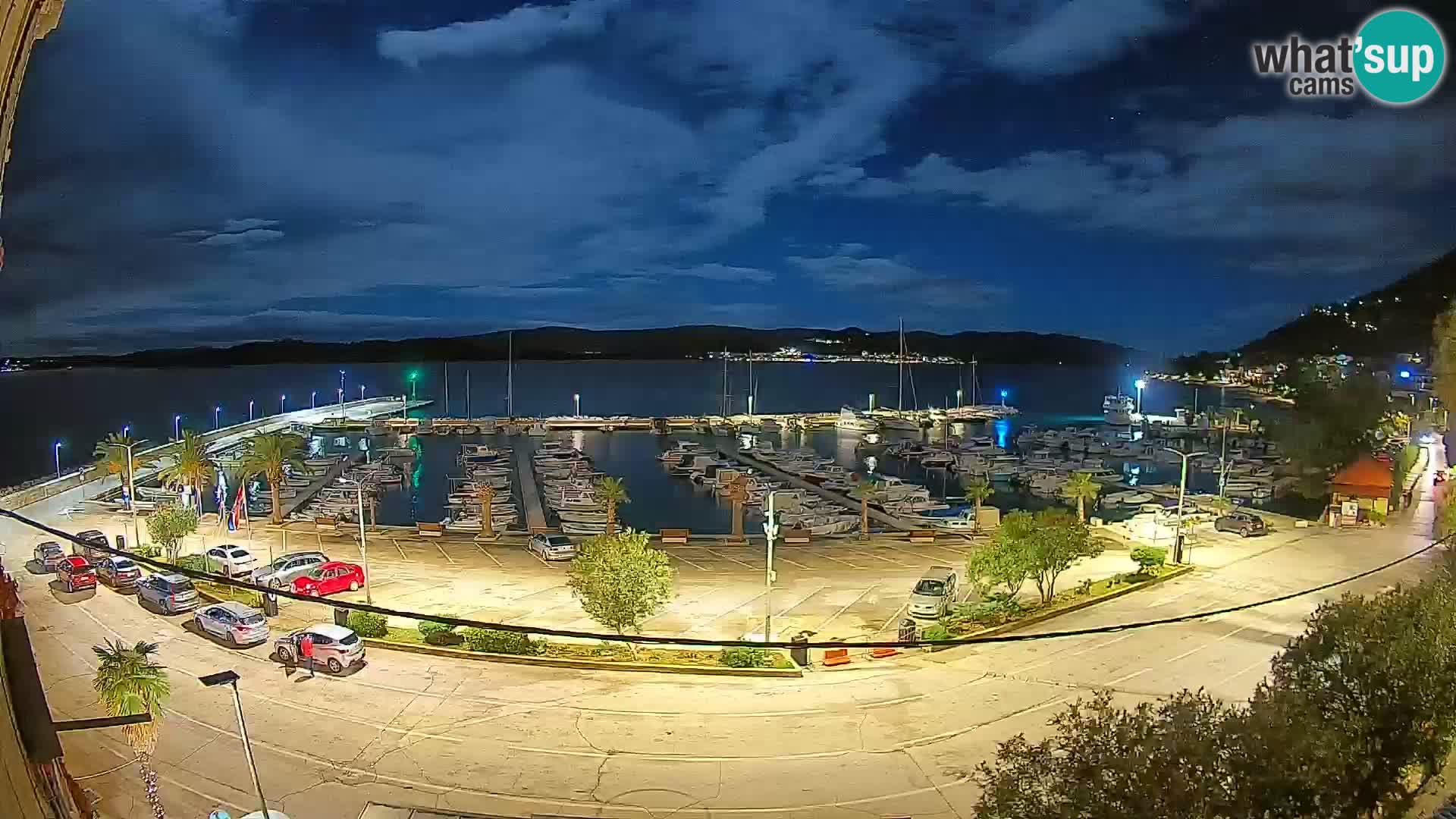 Webcam Orebić Uferpromenade – Fähre nach Korčula Live