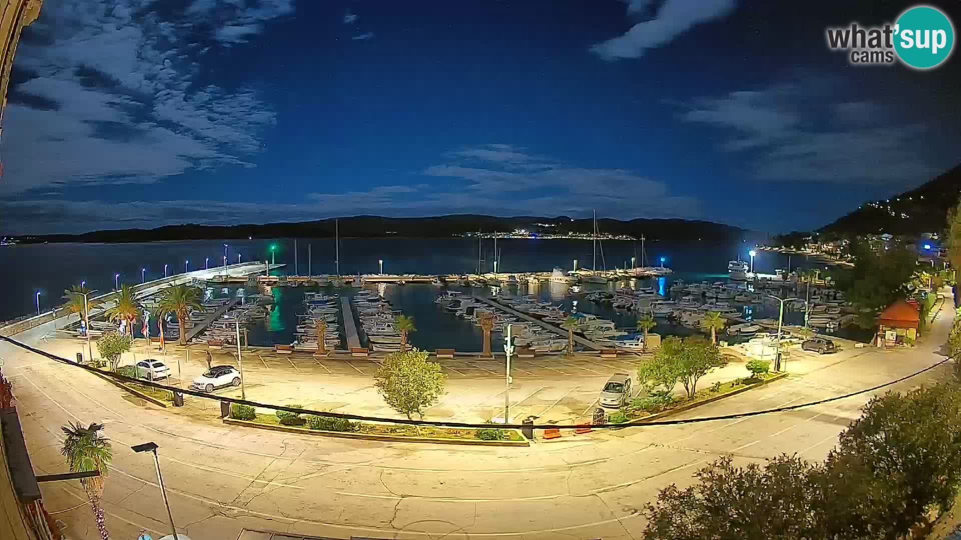 Webcam Orebić Uferpromenade – Fähre nach Korčula Live