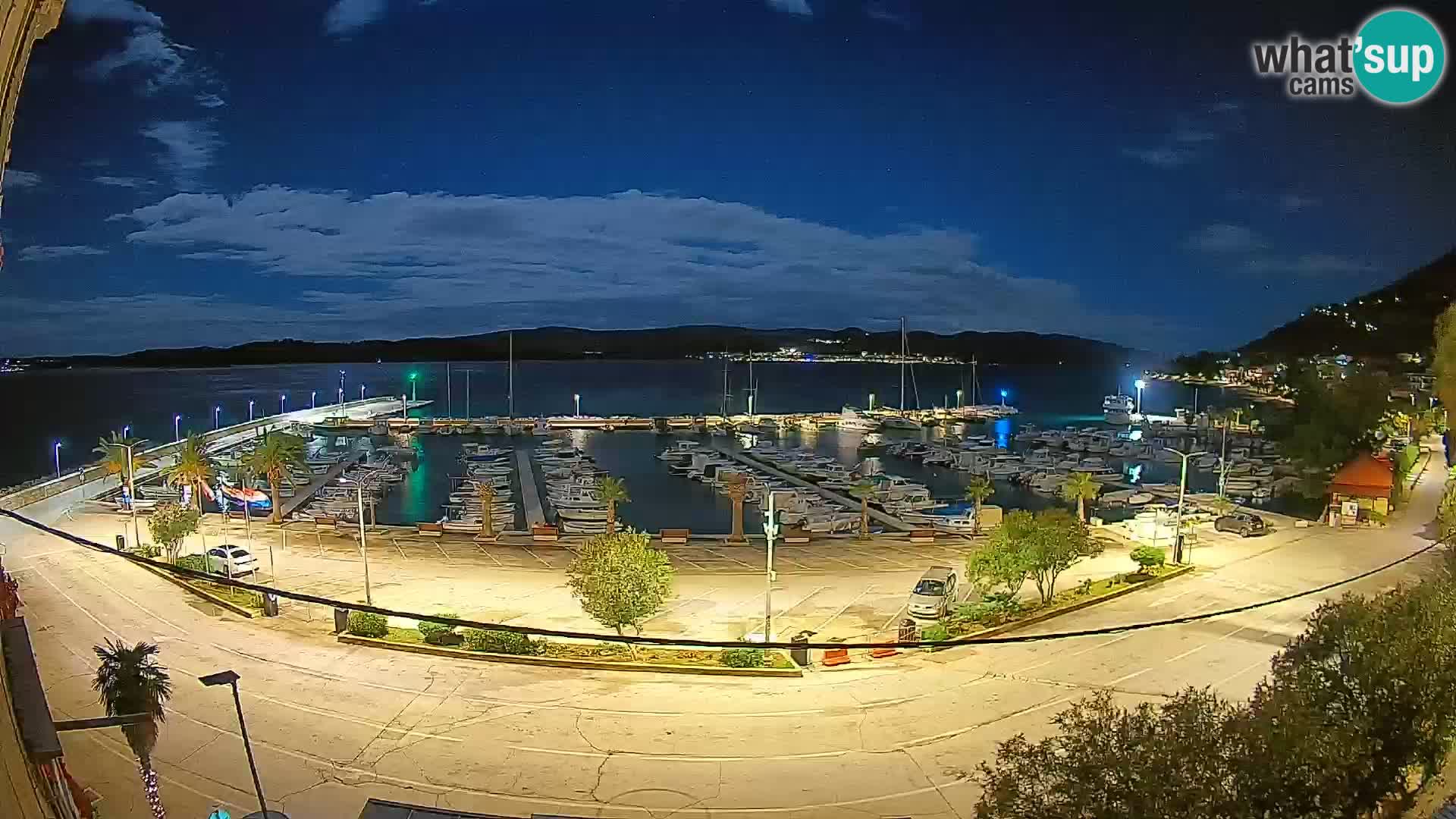 Spletna kamera Orebić Riva – Trajekt za Korčulo v živo