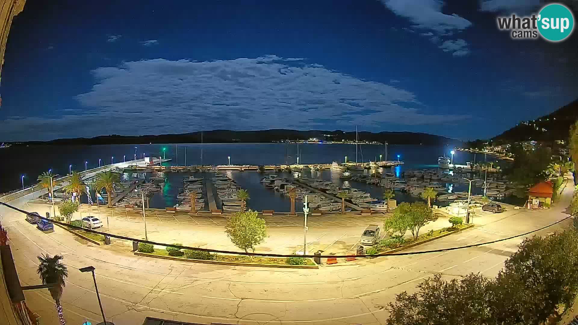 Webcam Orebić Riva – Ferry a Korčula en vivo