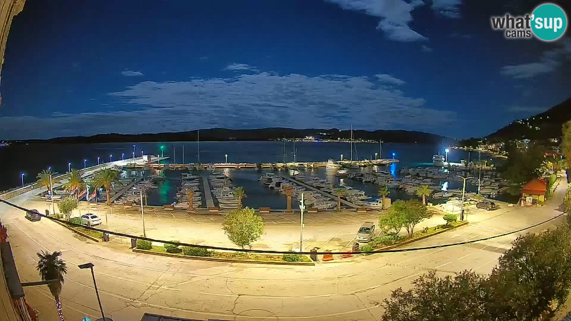 Webcam Orebić Riva – Ferry a Korčula en vivo