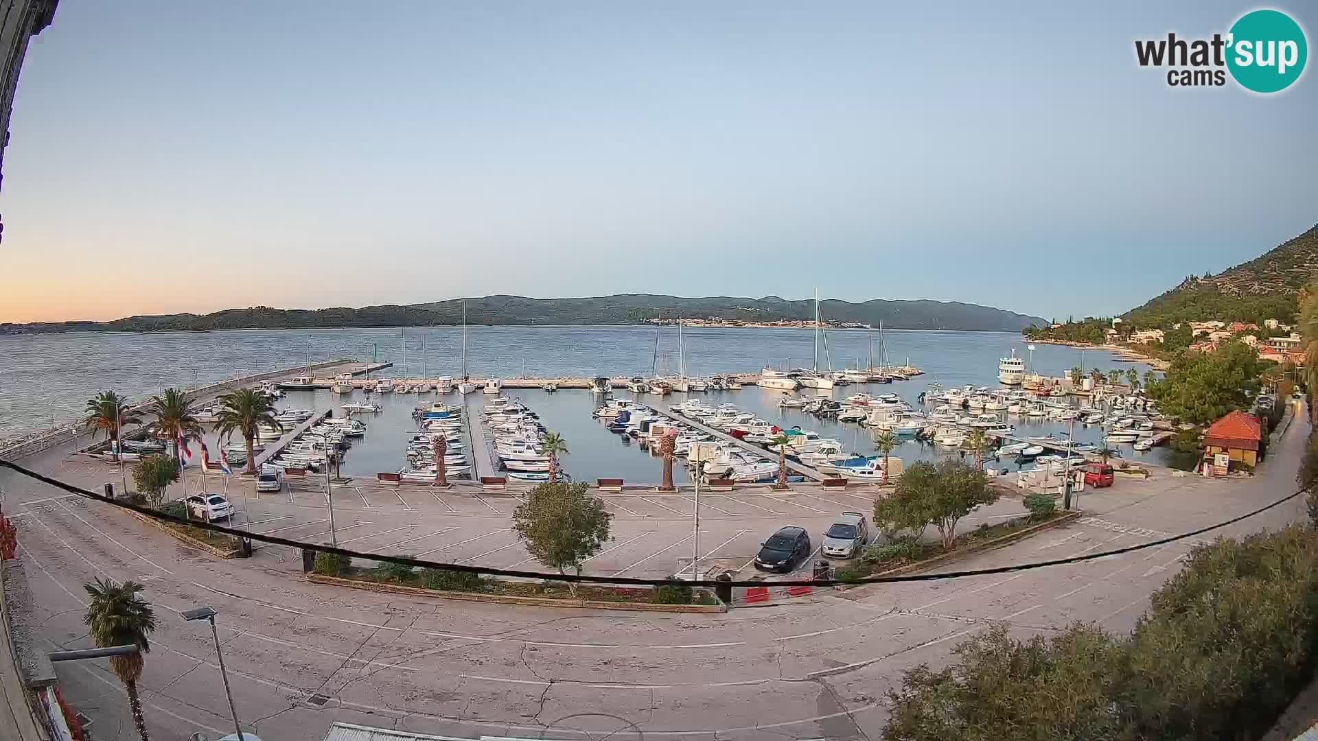 Webcam Orebić Riva – Ferry to Korčula Live