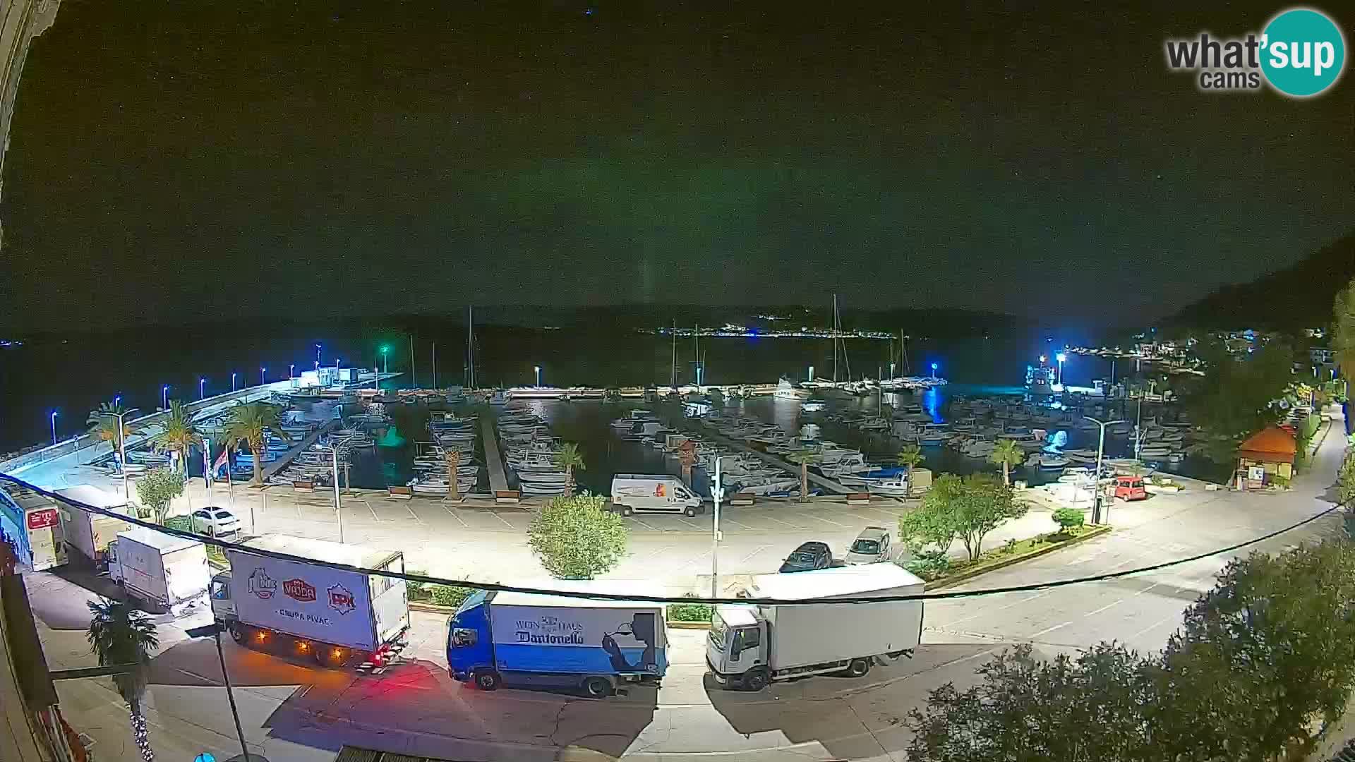 Webcam Orebić Uferpromenade – Fähre nach Korčula Live