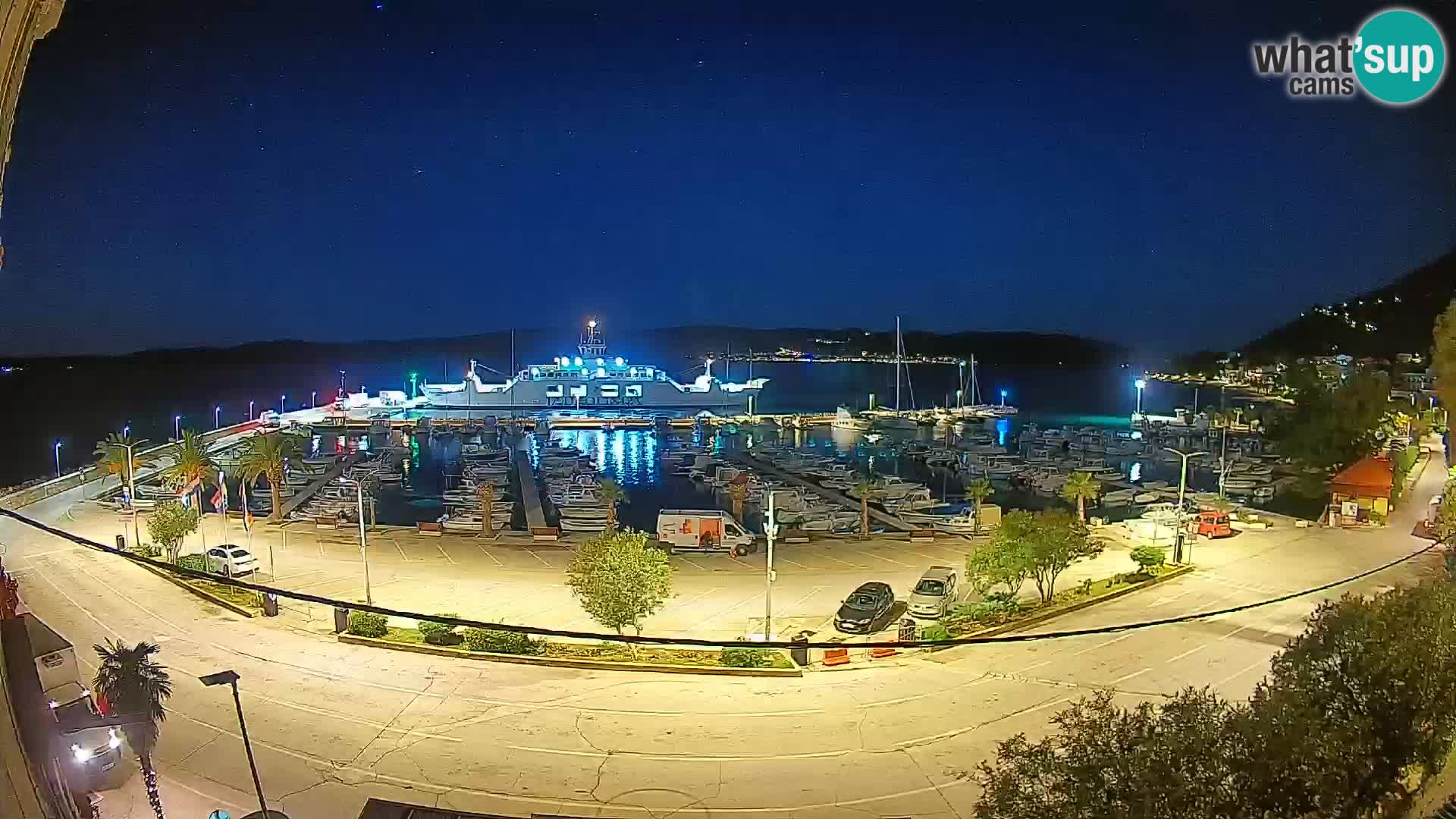 Webcam Orebić Riva – Ferry a Korčula en vivo