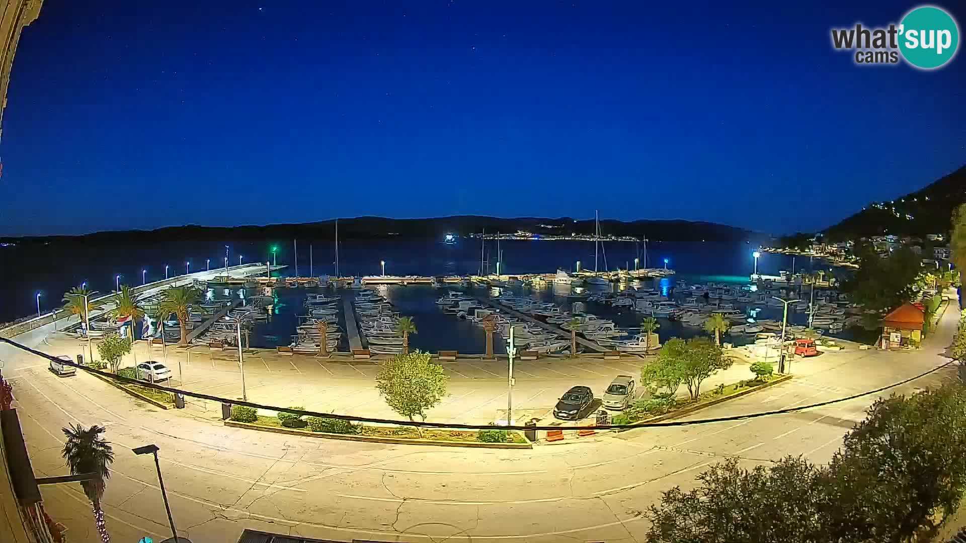 Webcam Orebić Riva – Ferry to Korčula Live