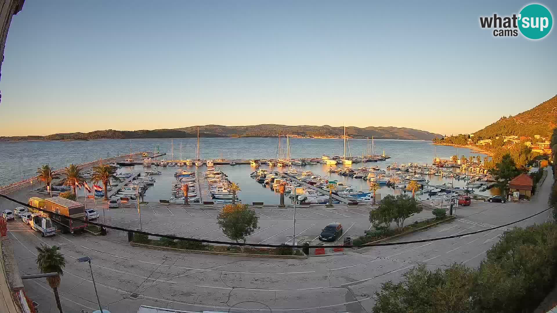 Webcam Orebić Riva – Ferry to Korčula Live