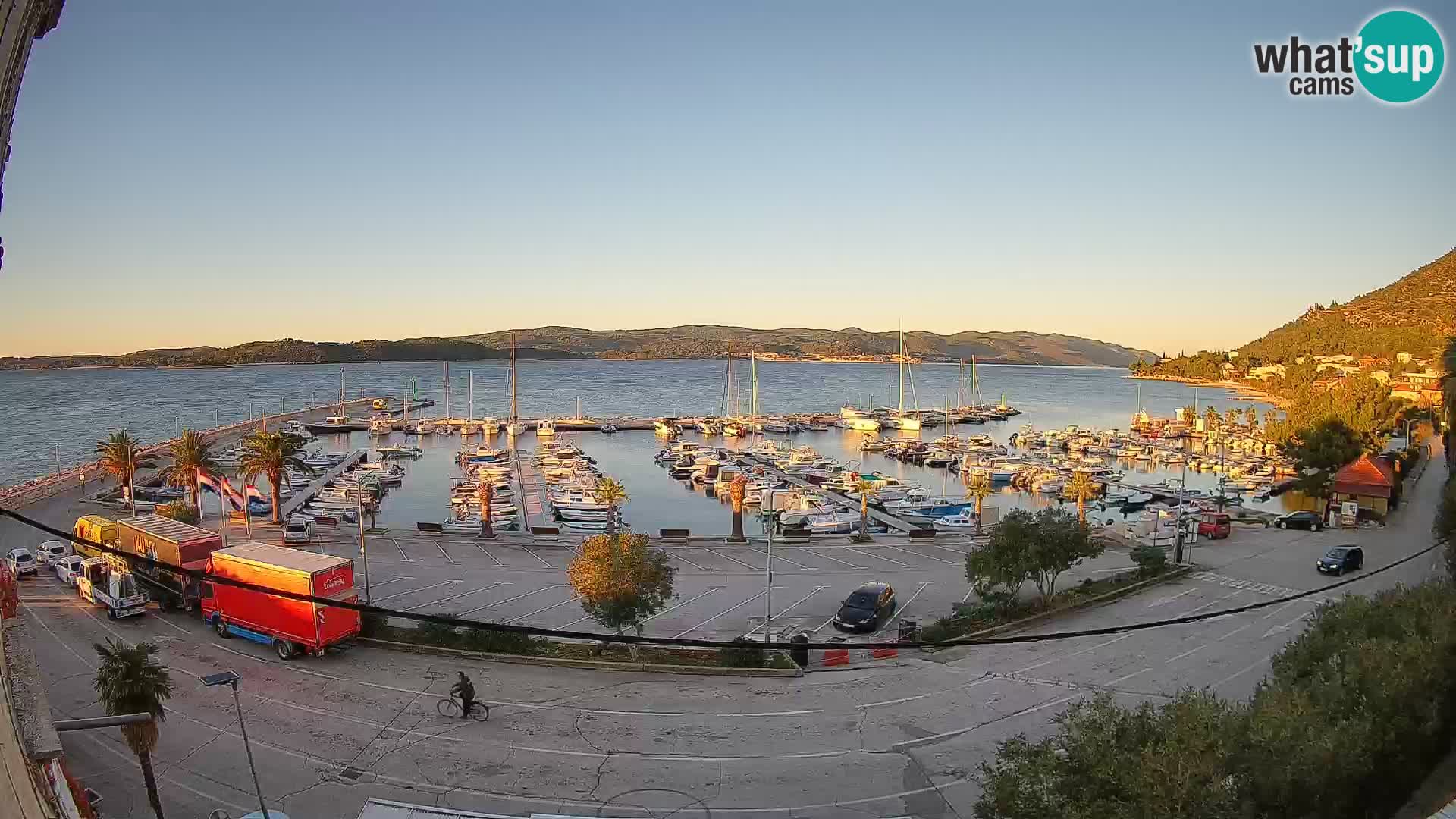 Webcam Orebić Riva – Ferry to Korčula Live