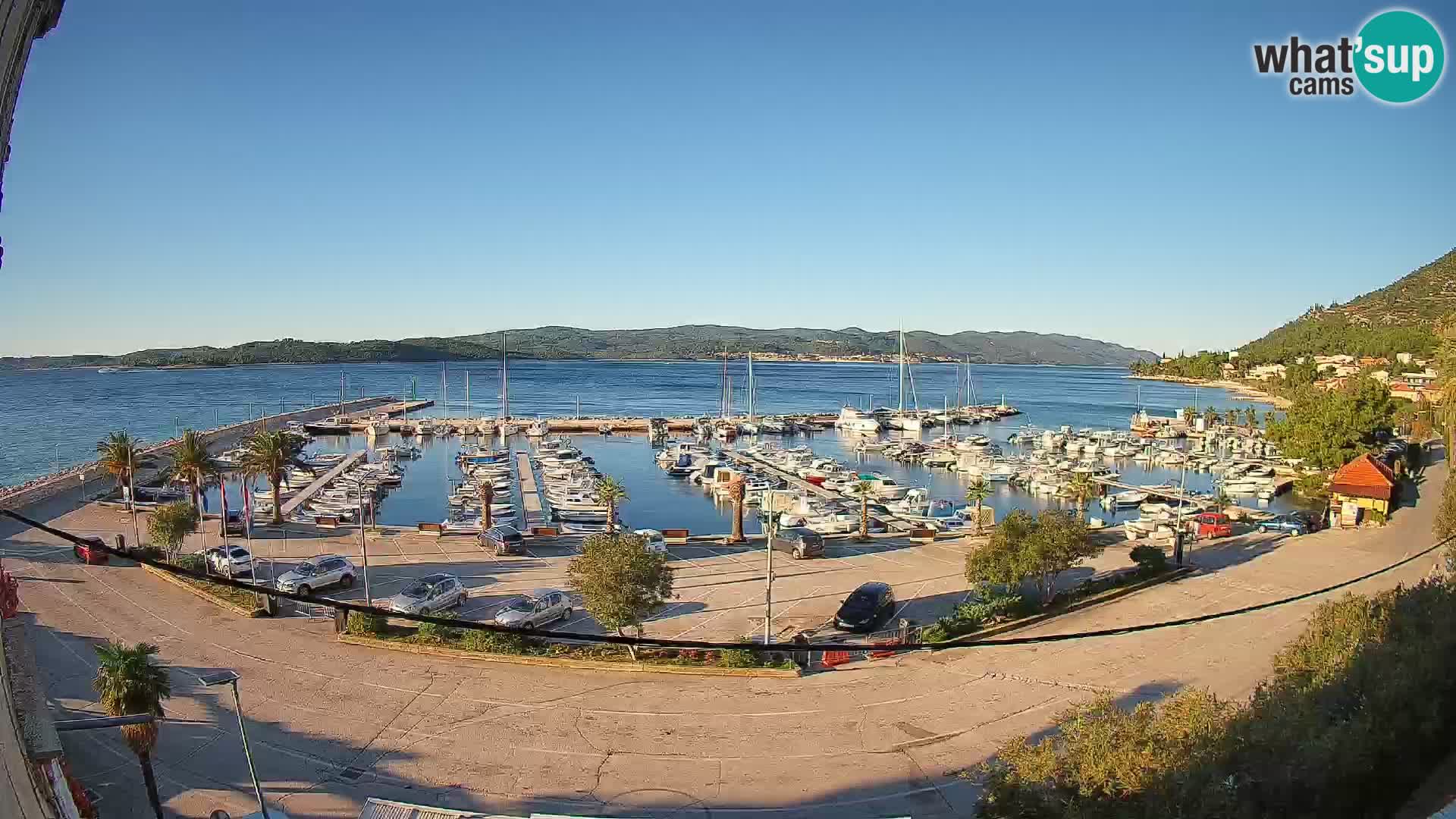 Webcam Orebić Riva – Ferry vers Korčula en direct