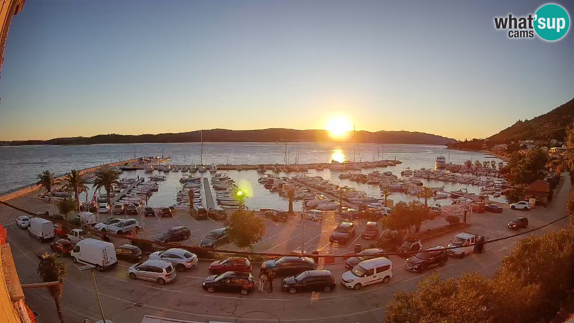 Webcam Orebić Riva – Ferry to Korčula Live
