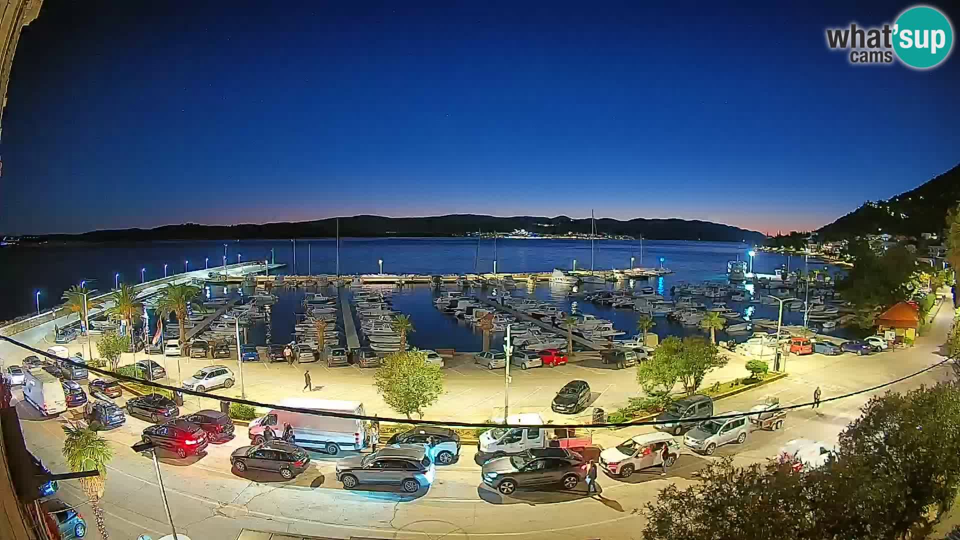 Webcam Orebić Riva – Ferry to Korčula Live