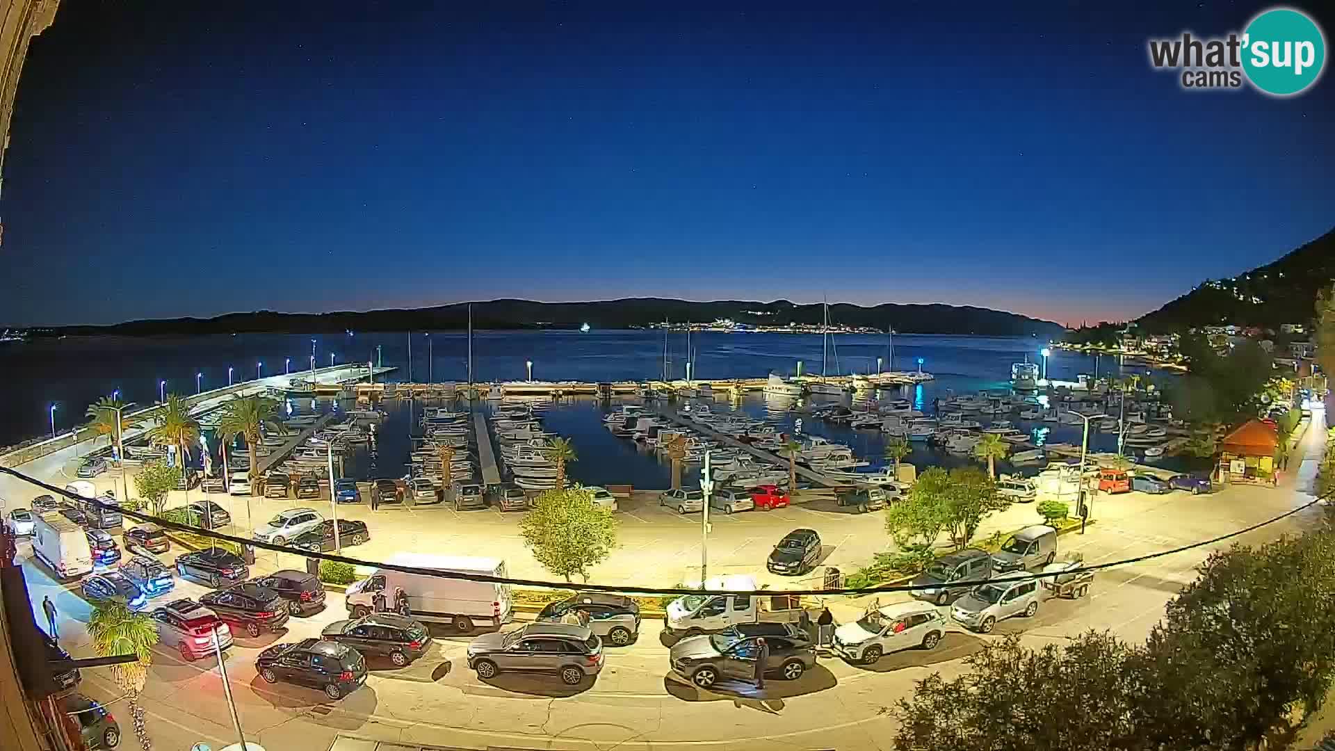 Web kamera Orebić Riva – Trajekt za Korčulu uživo