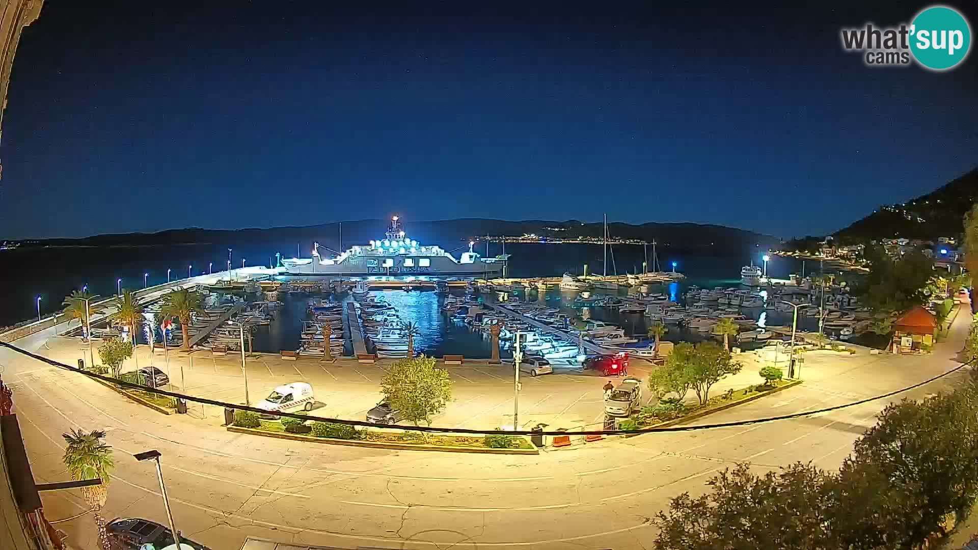 Webcam Orebić Riva – Ferry to Korčula Live