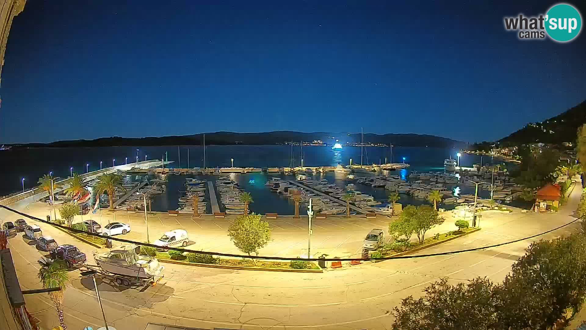 Webcam Orebić Riva – Ferry vers Korčula en direct