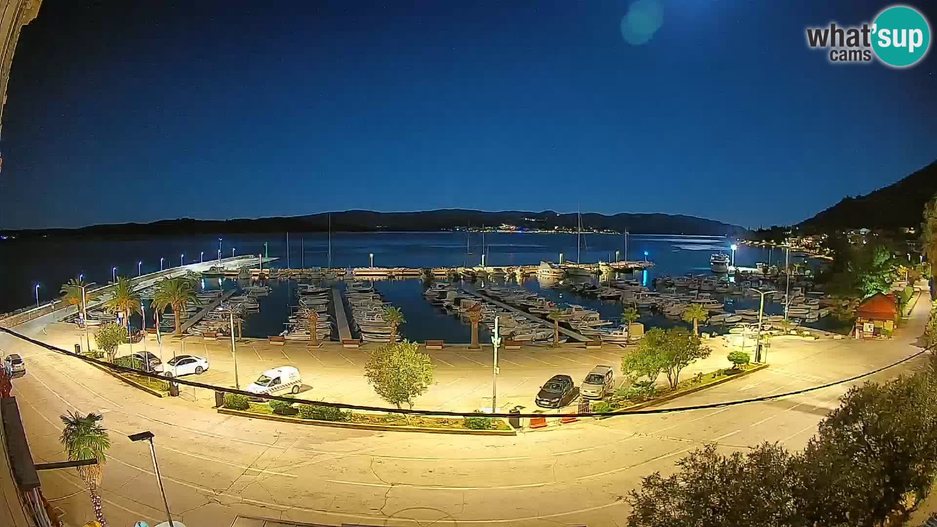 Webcam Orebić Uferpromenade – Fähre nach Korčula Live
